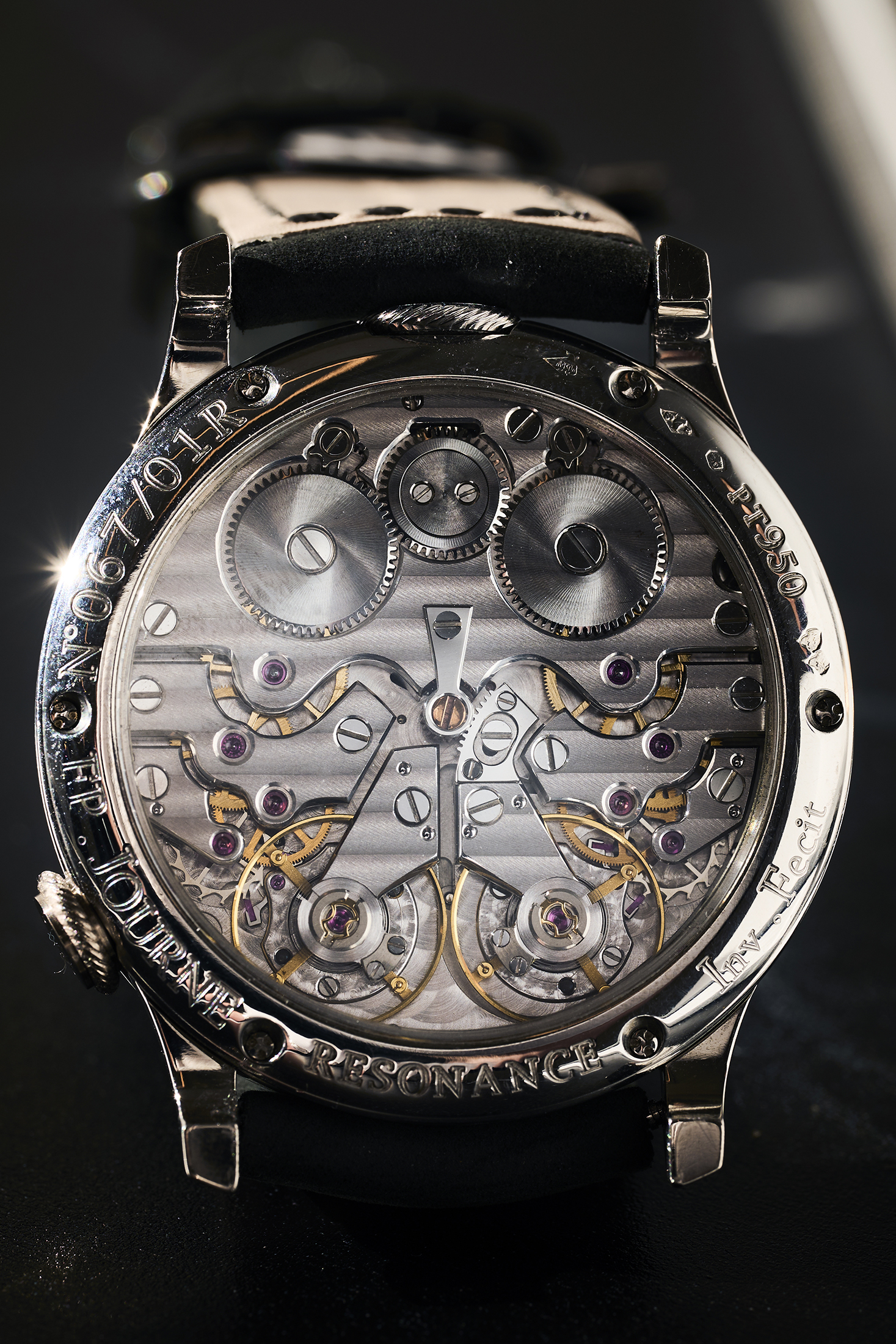 Detail of watch movements.