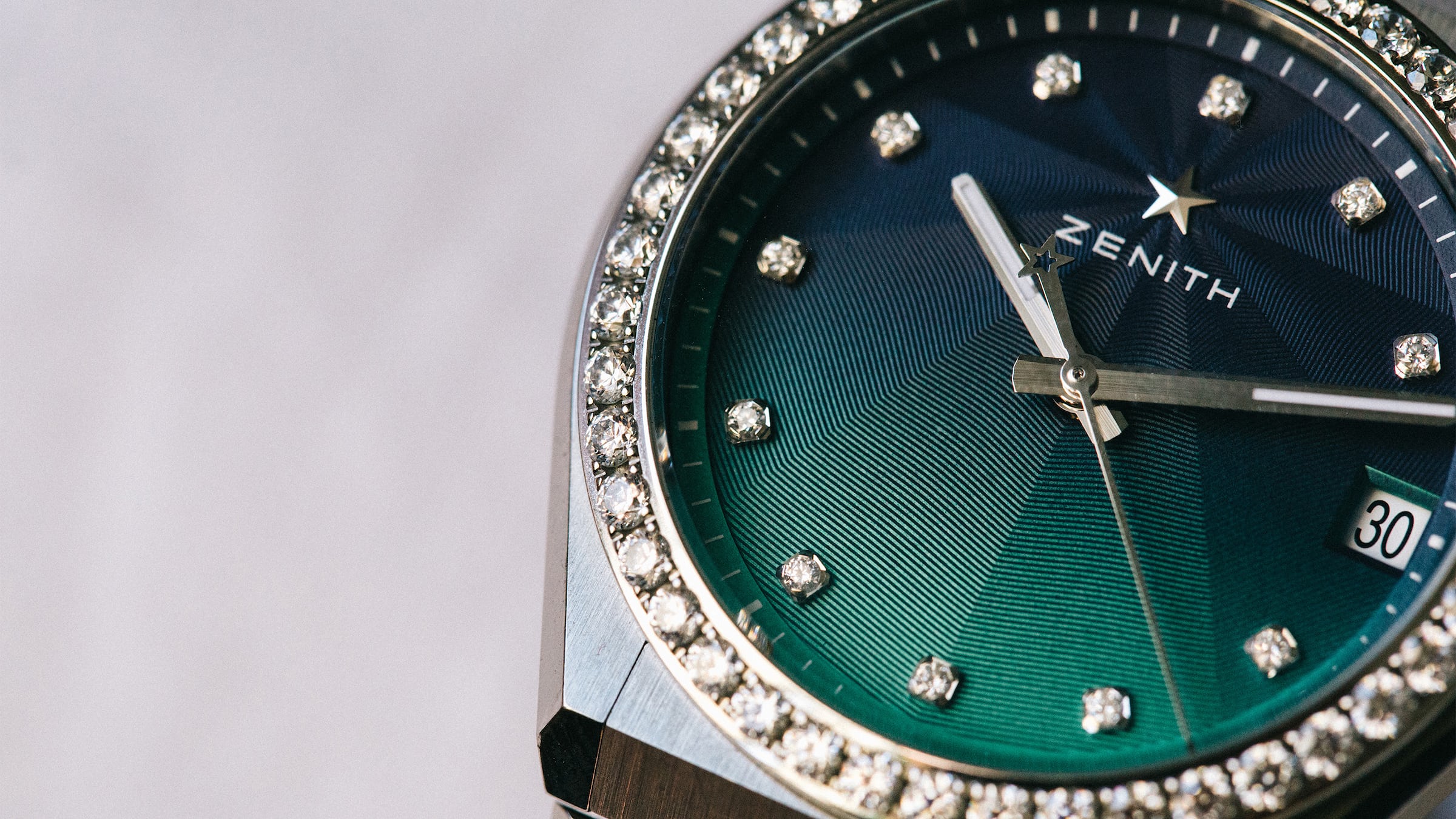 Detail of a watch dail.