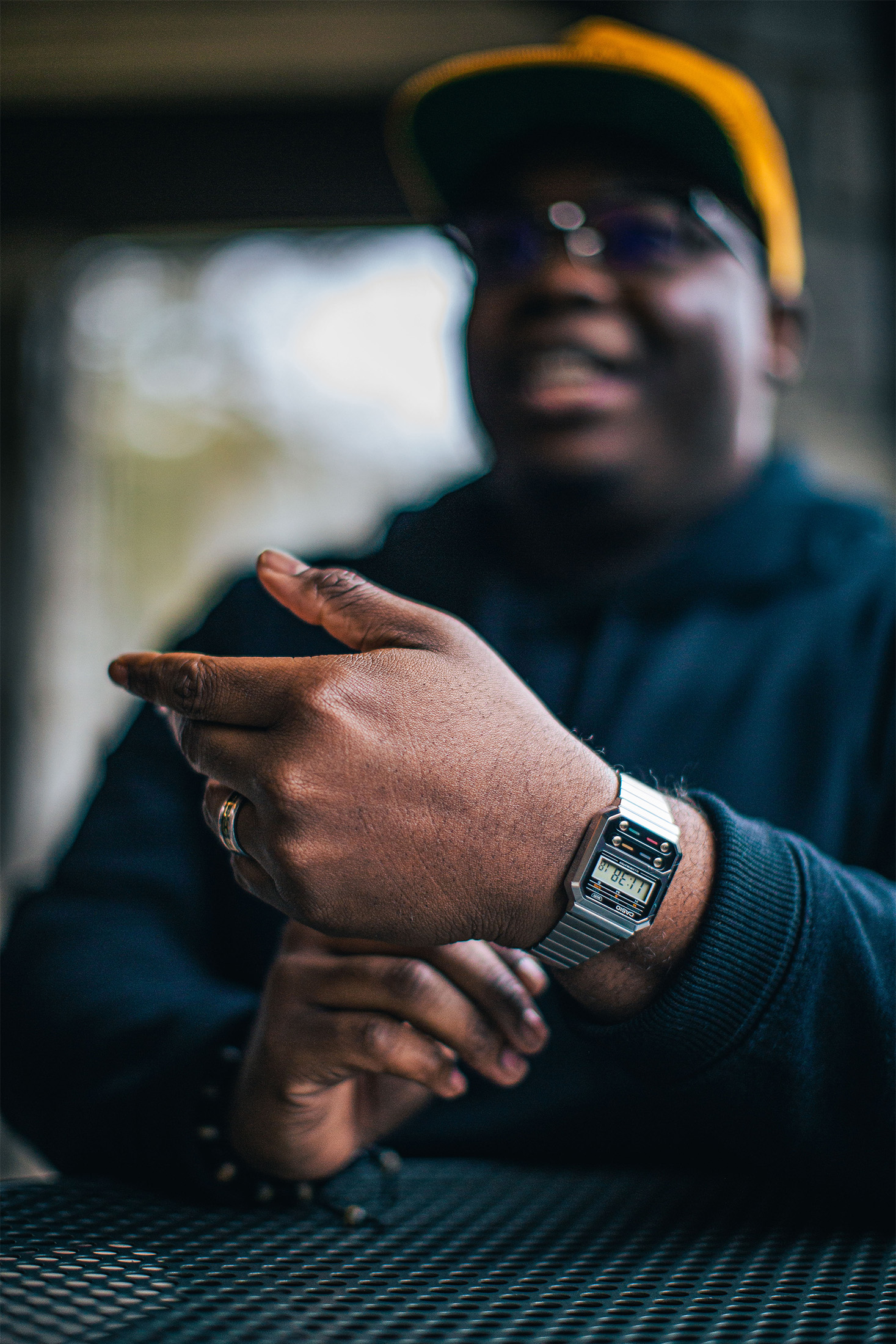 casio on a man's wrist