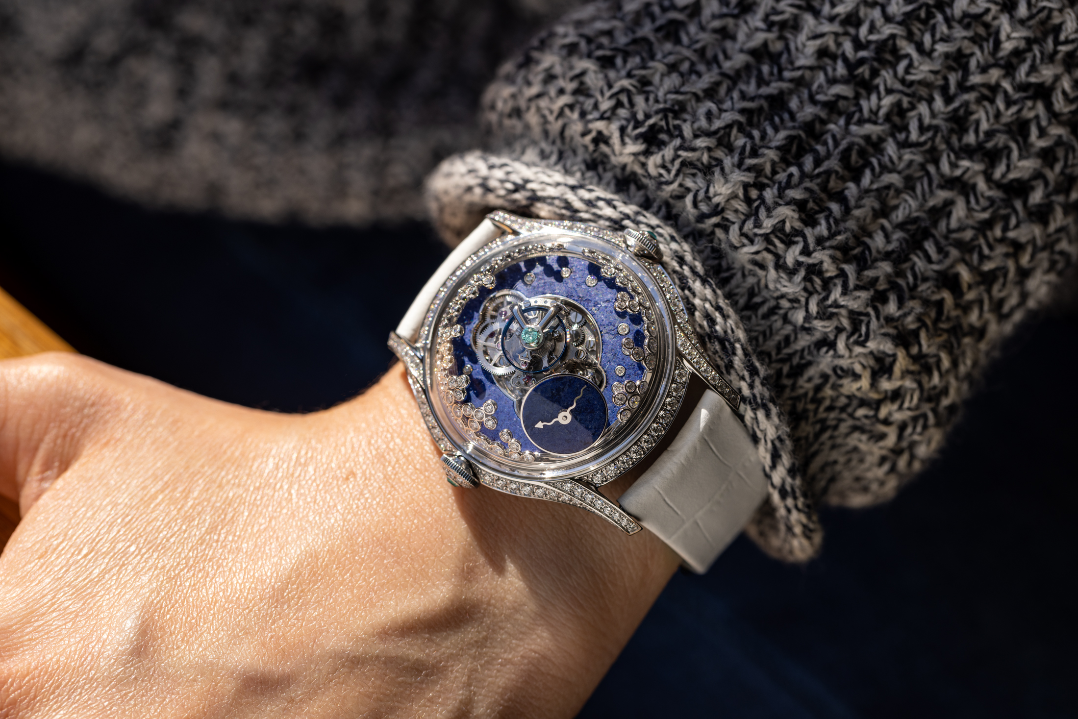 MB&F Flying T on wrist 