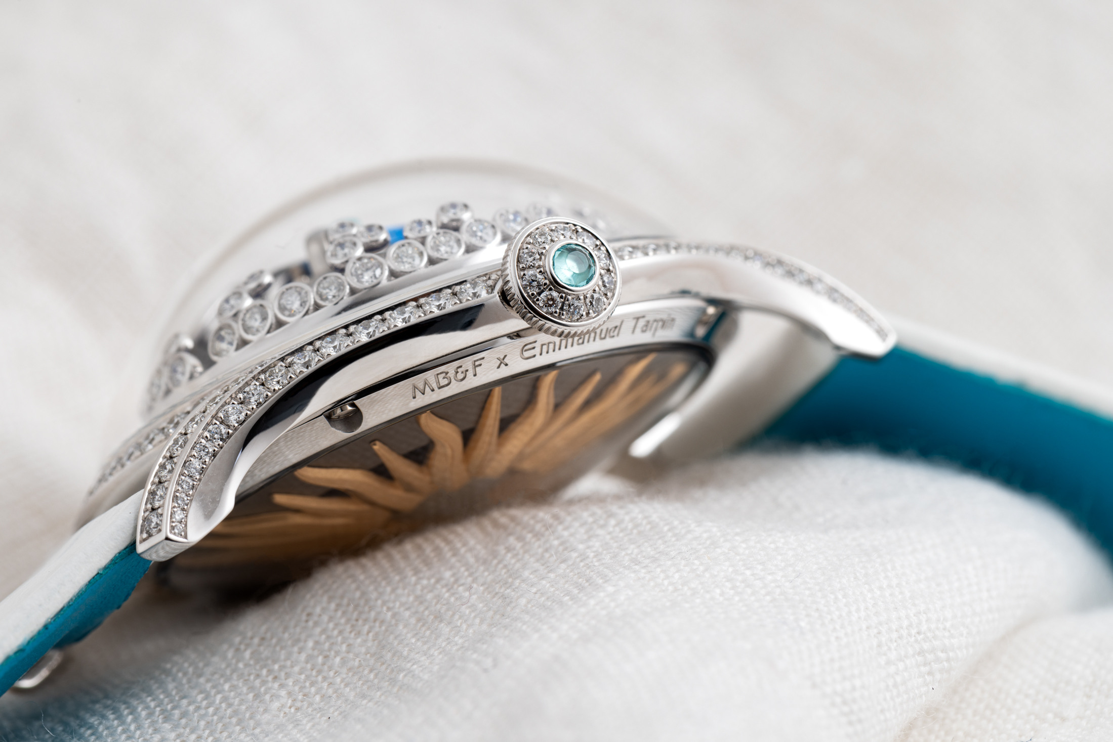 MB&F Flying T x Emmanuel Tarpin crown 