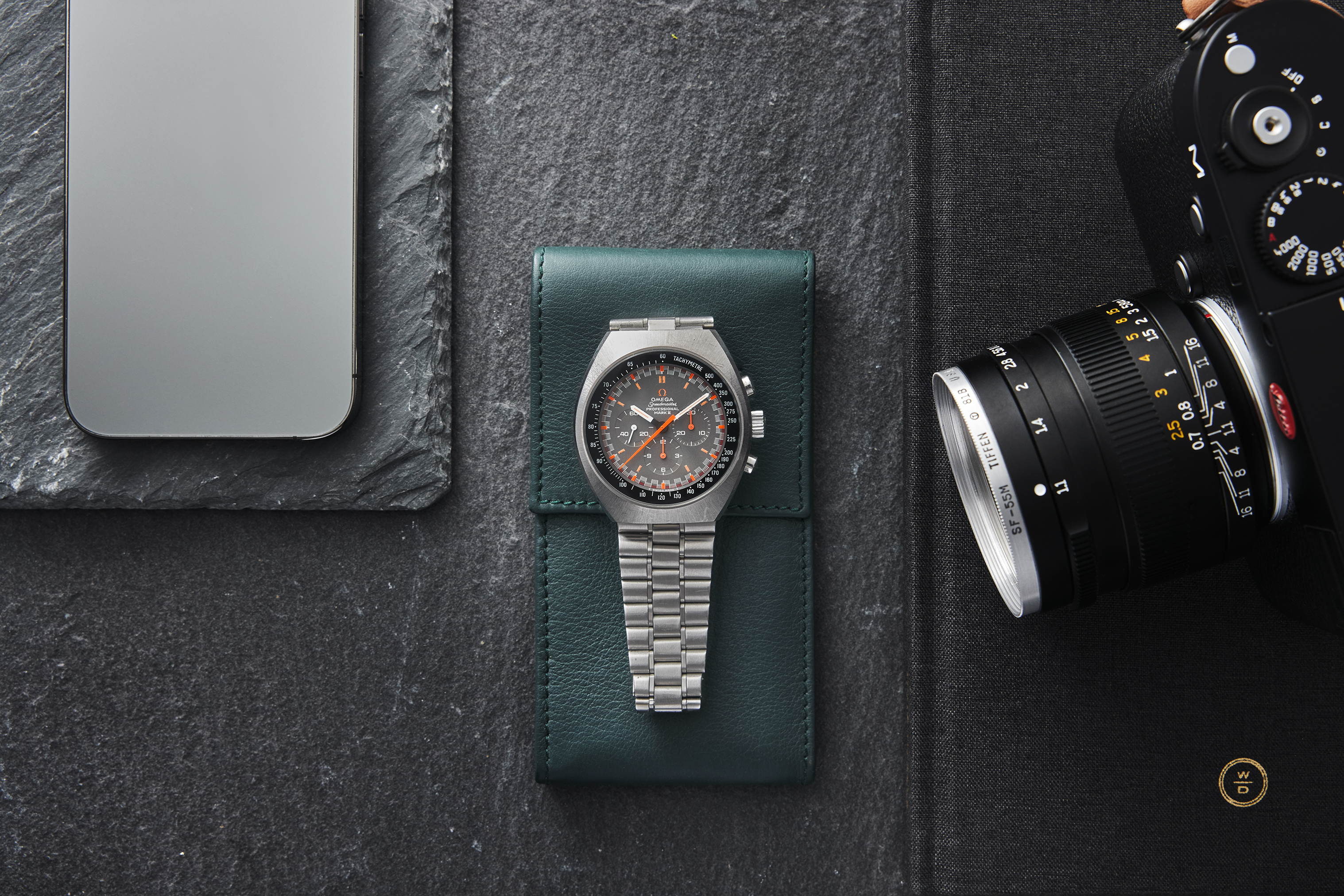 A vintage Omega Speedmaster Mark II Racing Dial