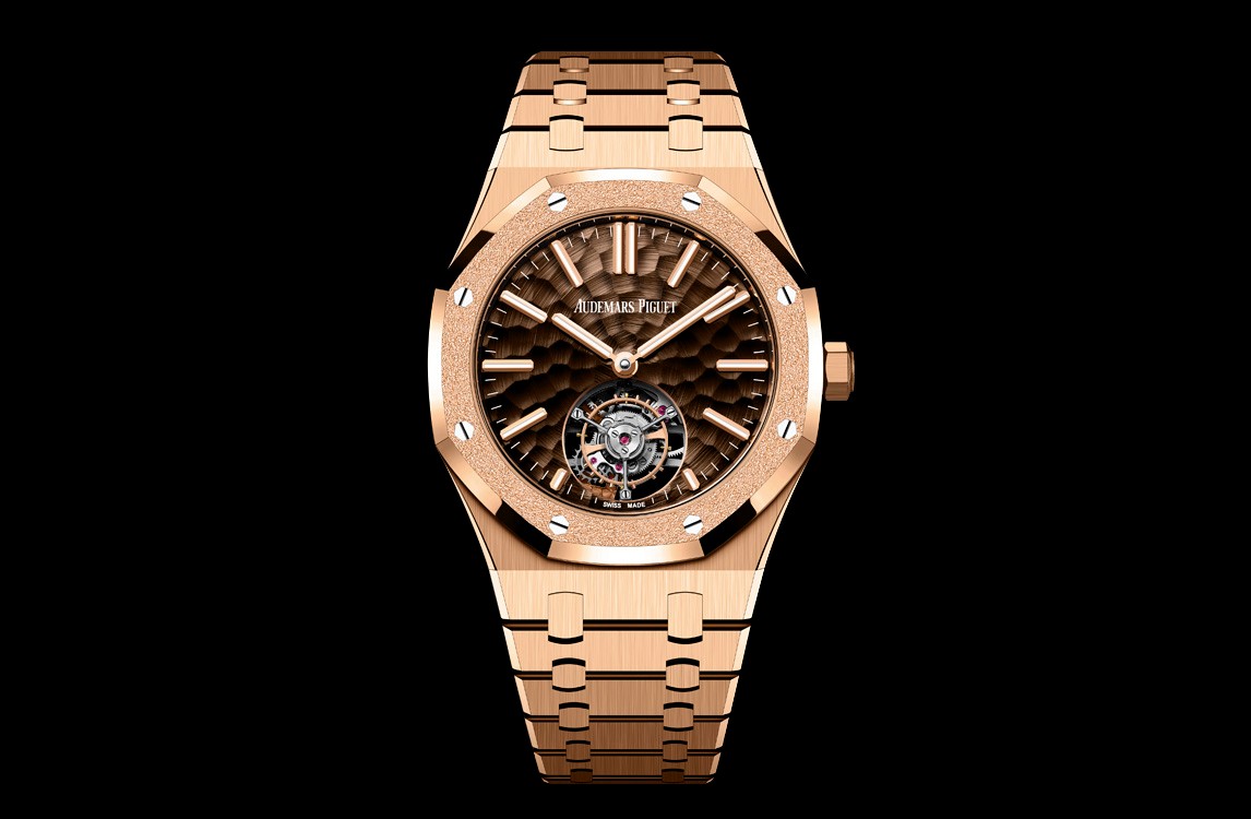 Audemars Piguet royal oak flying tourbillon dimple dial