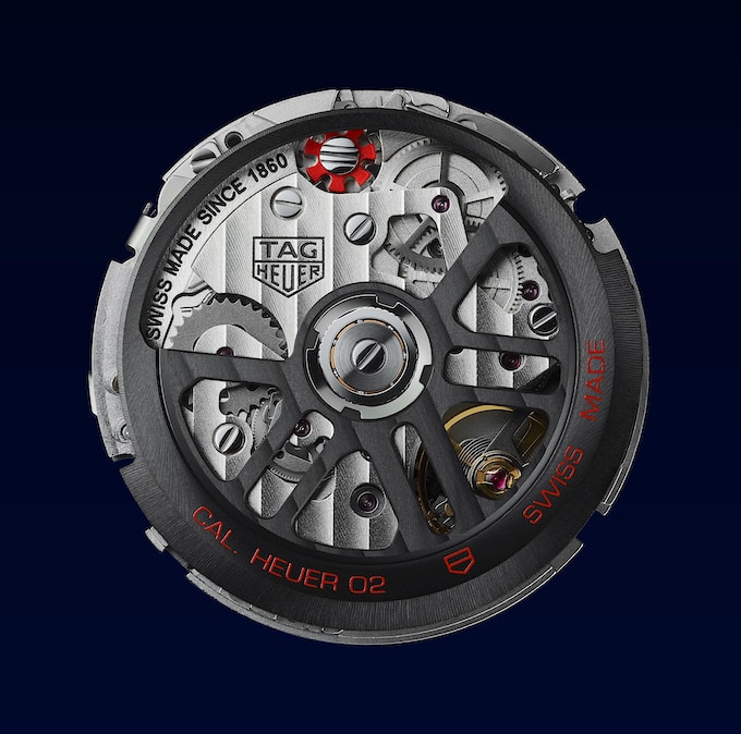 TAG Heuer caliber heuer 02 chronograph movement
