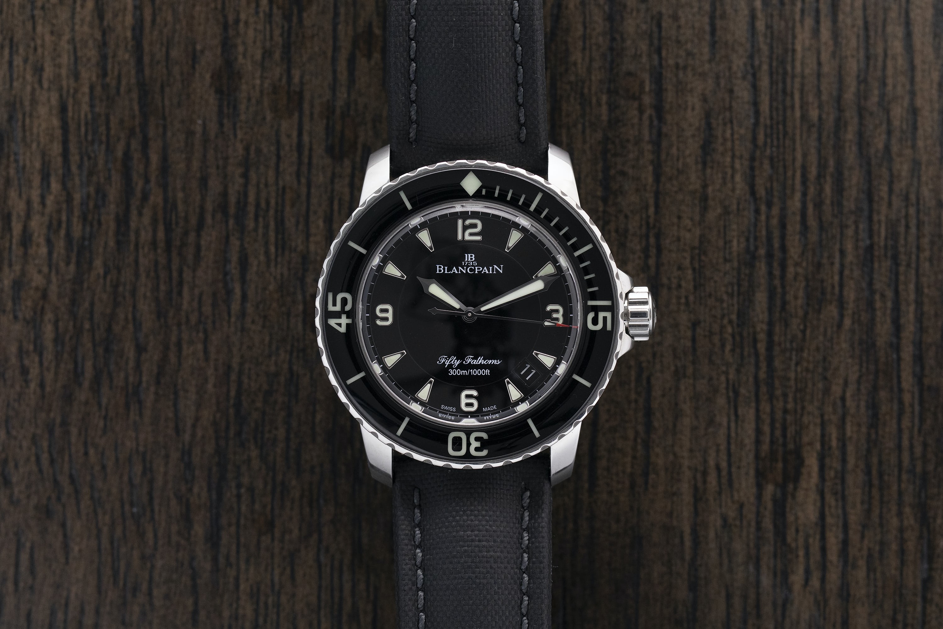 BLANCPAIN ブランパン フィフティファゾムス ヴィンテージ ブラック ブランパン(BLANCPAIN) 「Fifty Fathoms」の最新作から