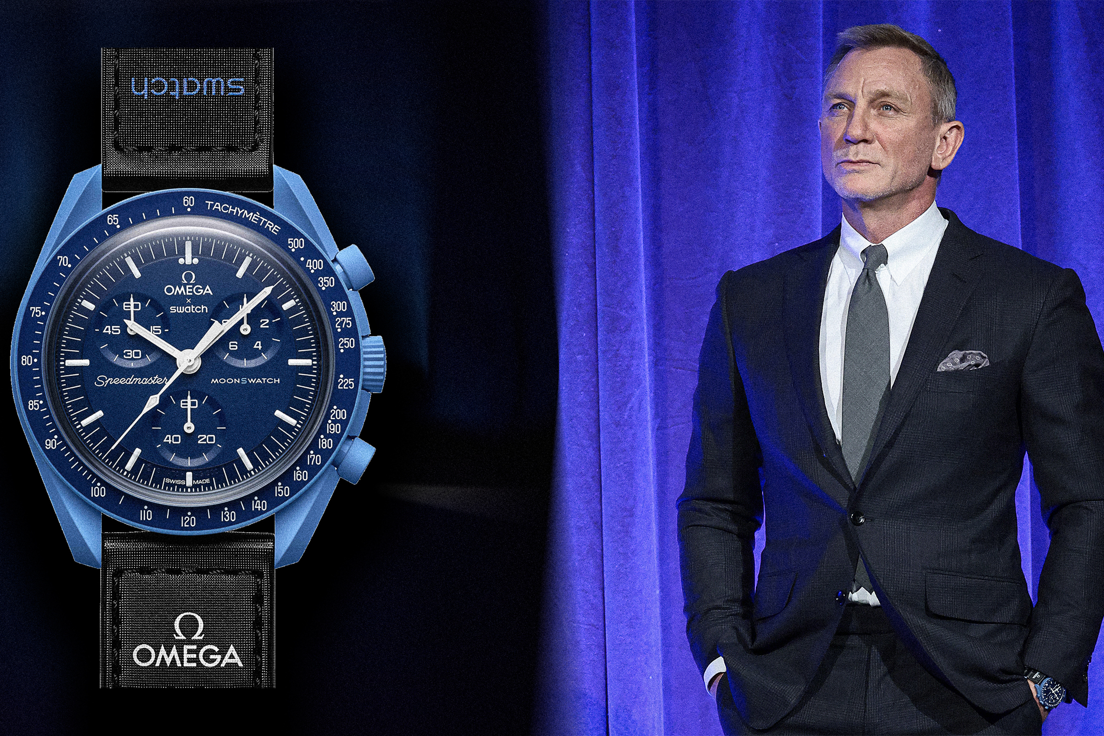 Daniel Craig MoonSwatch