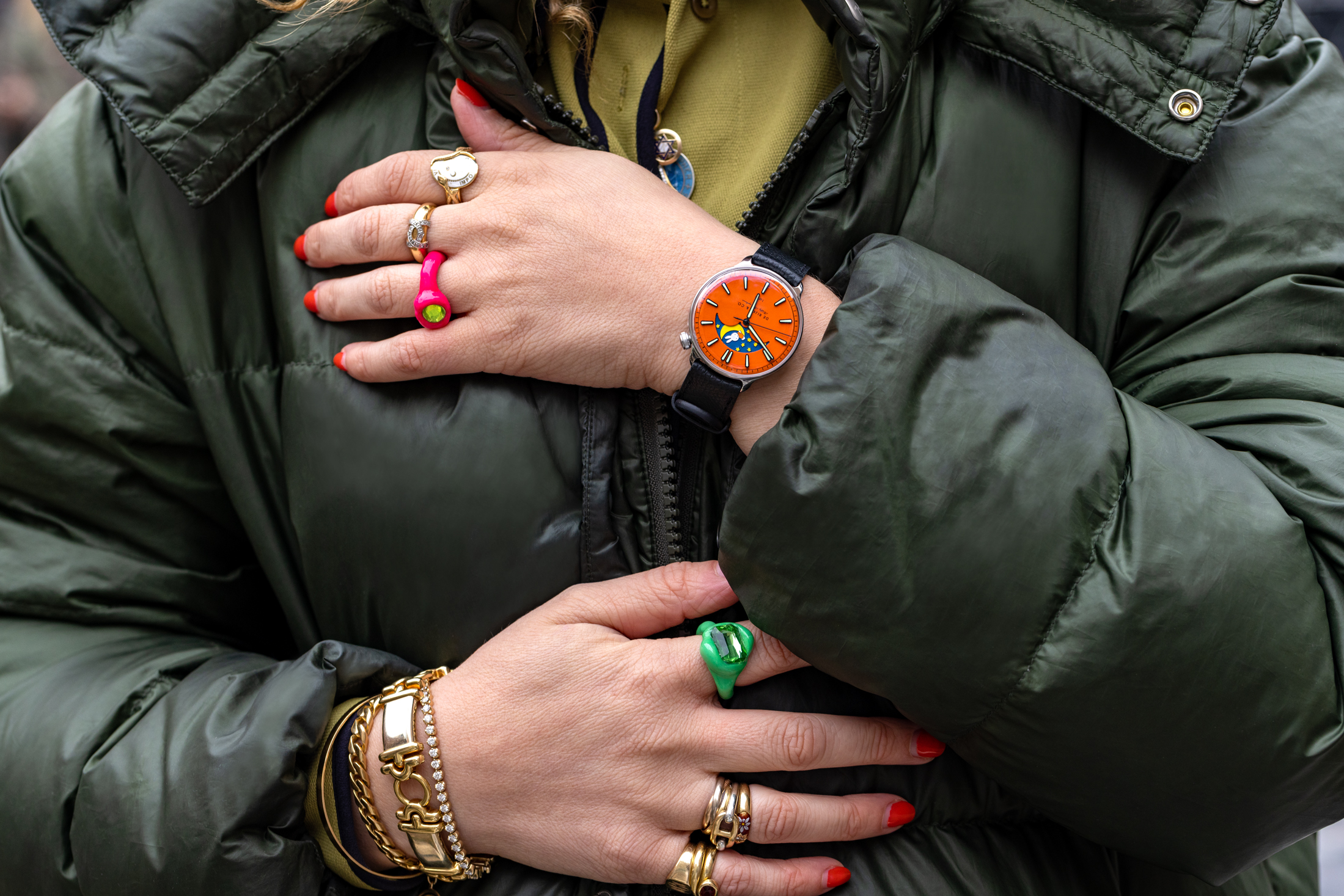 Miffy Moonhase on wrist 