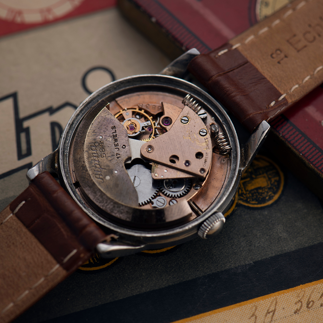 A vintage Alpina bumper movement