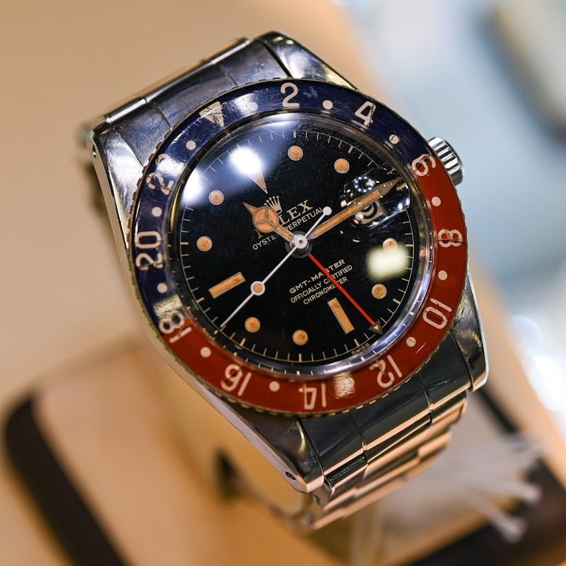 A vintage Rolex GMT-Master
