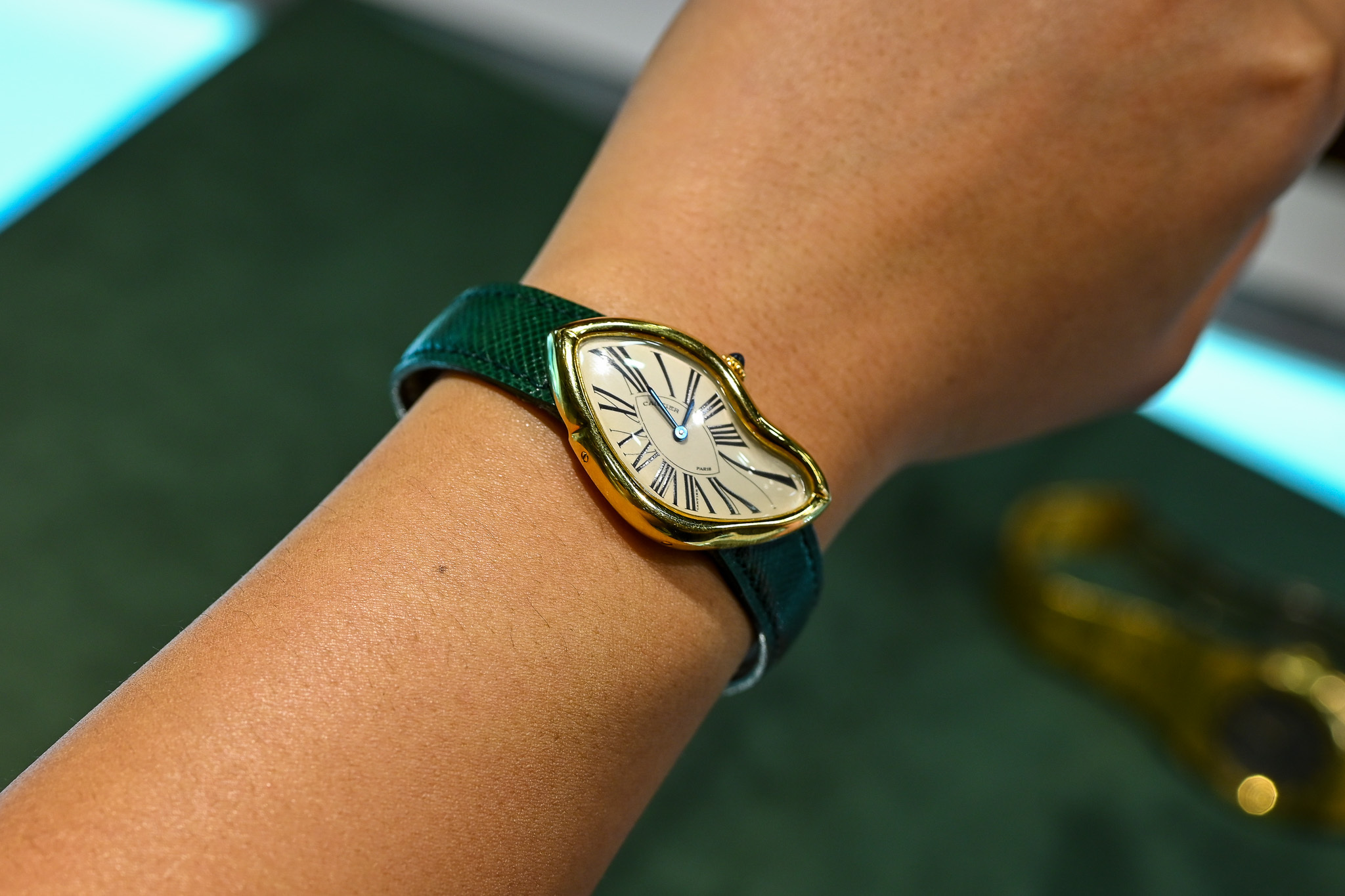 A Cartier Crash on the wrist