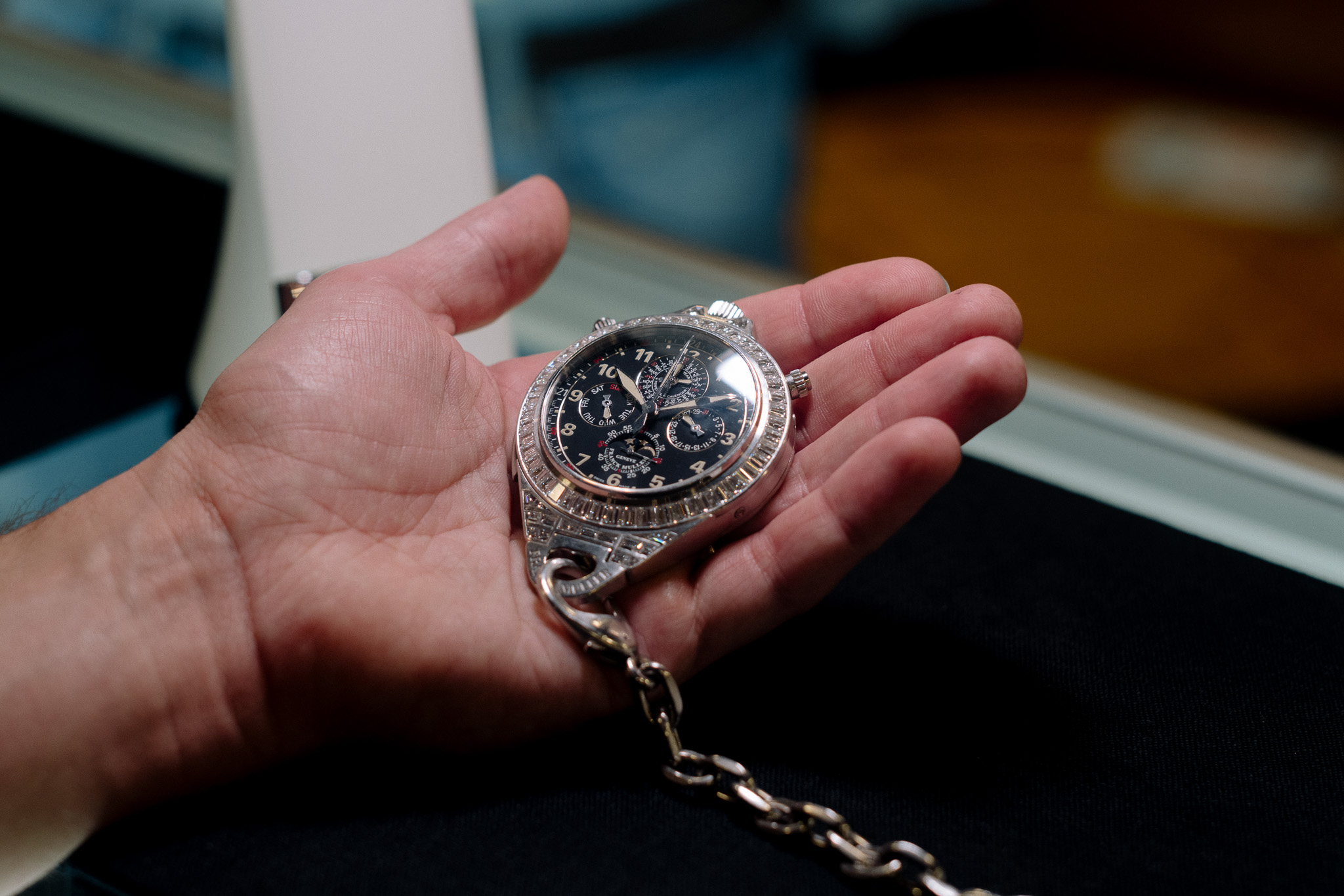 Franck Muller pocket watch perpetual calendar