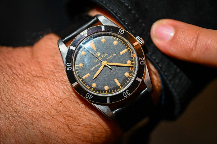 Rolex Submariner split dial
