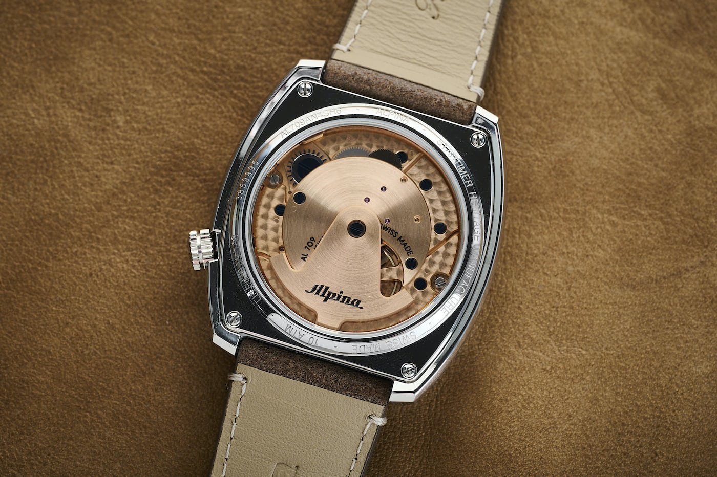alpina watch open caseback 