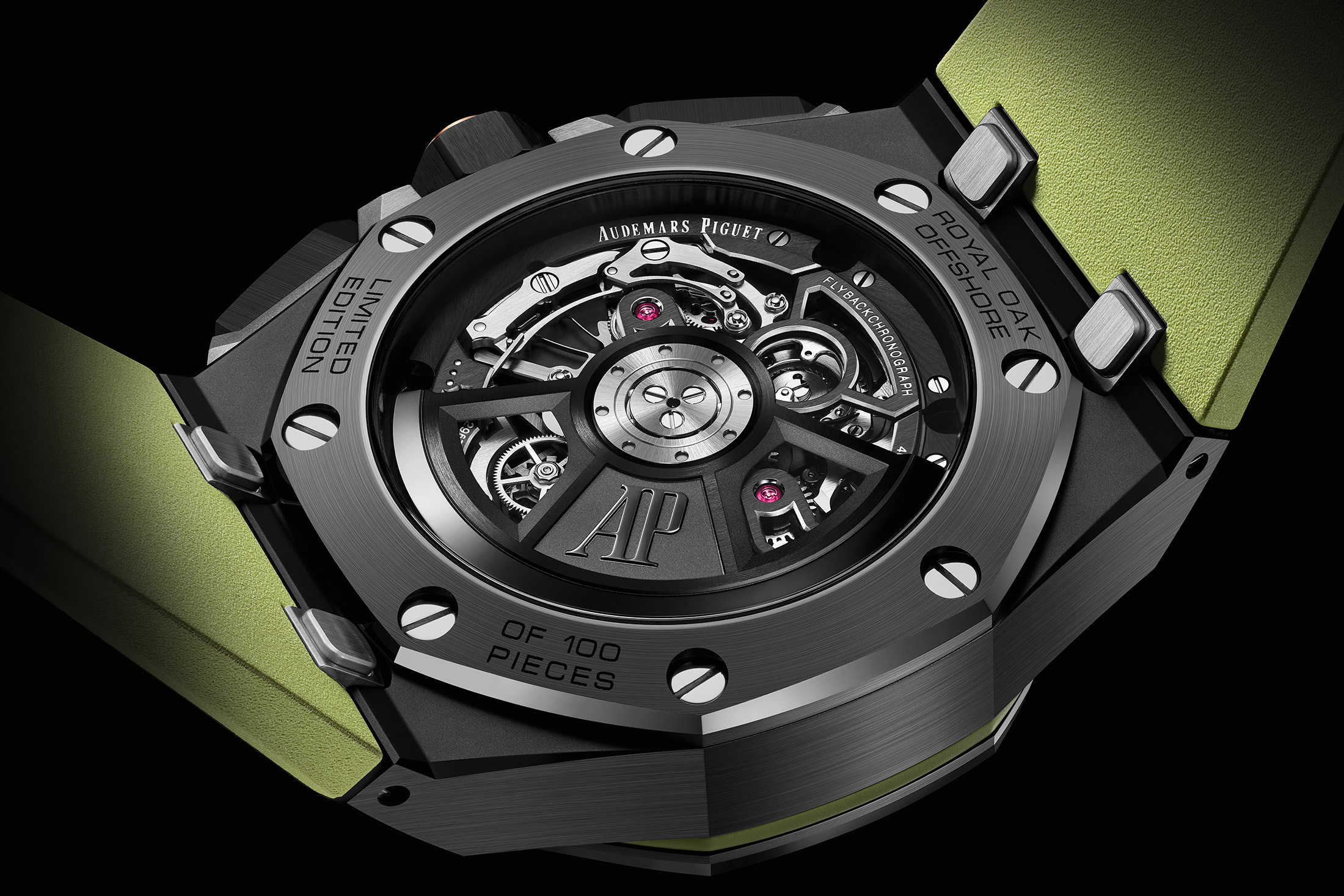 The movement of an Audemars Piguet high complication watch