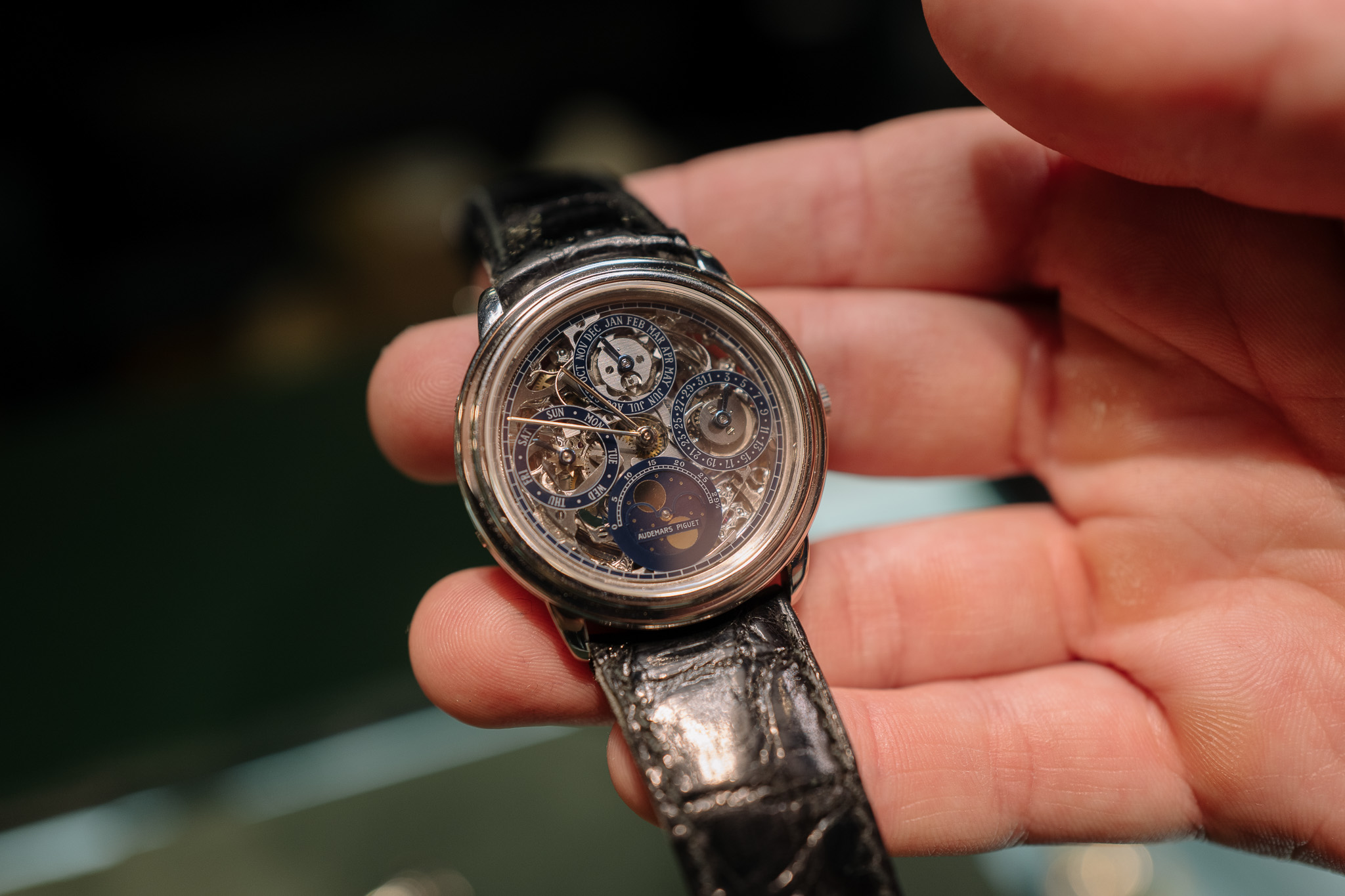 Audemars Piguet ultra thin perpetual calendar openworked
