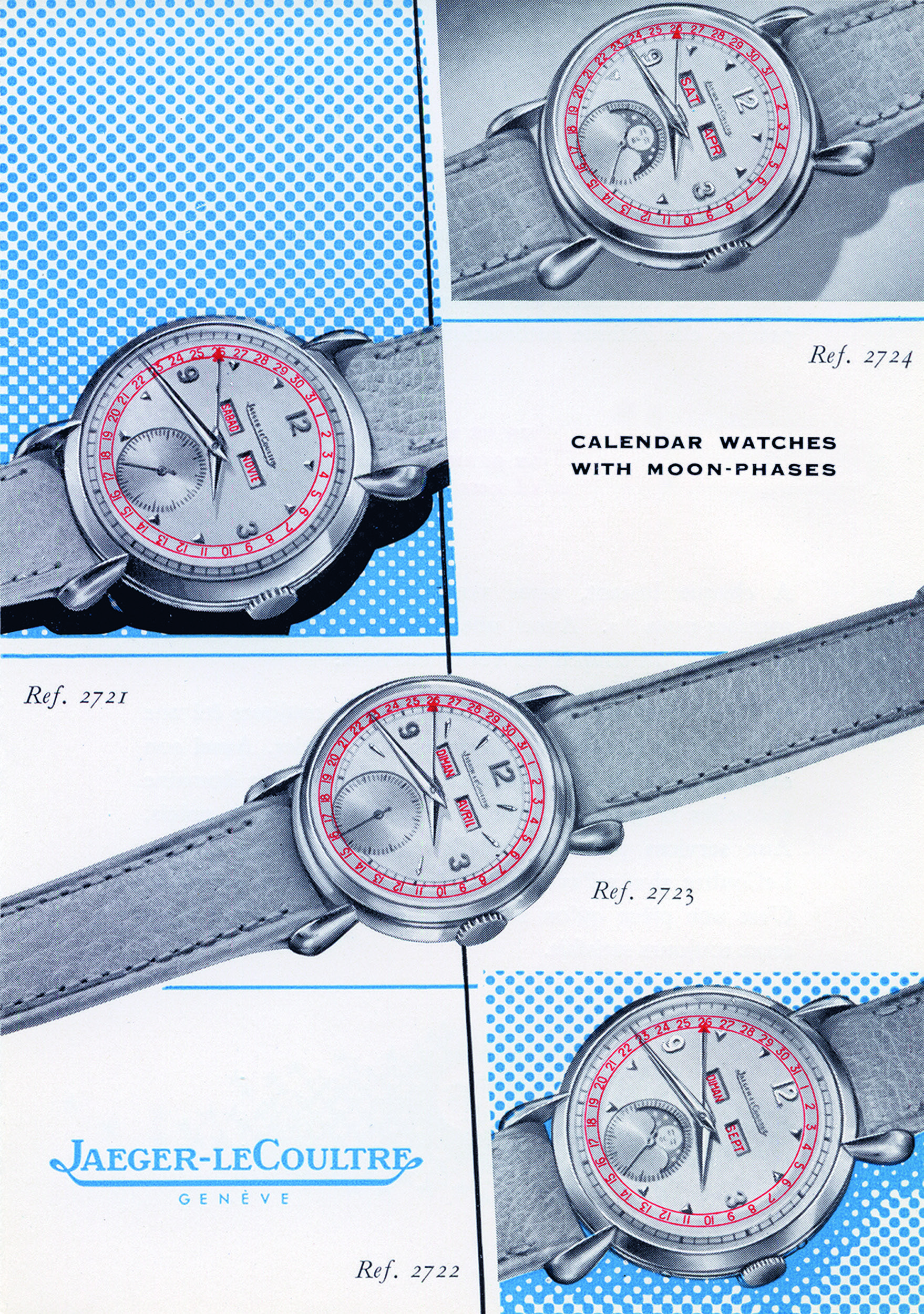 Calendar watches ad
