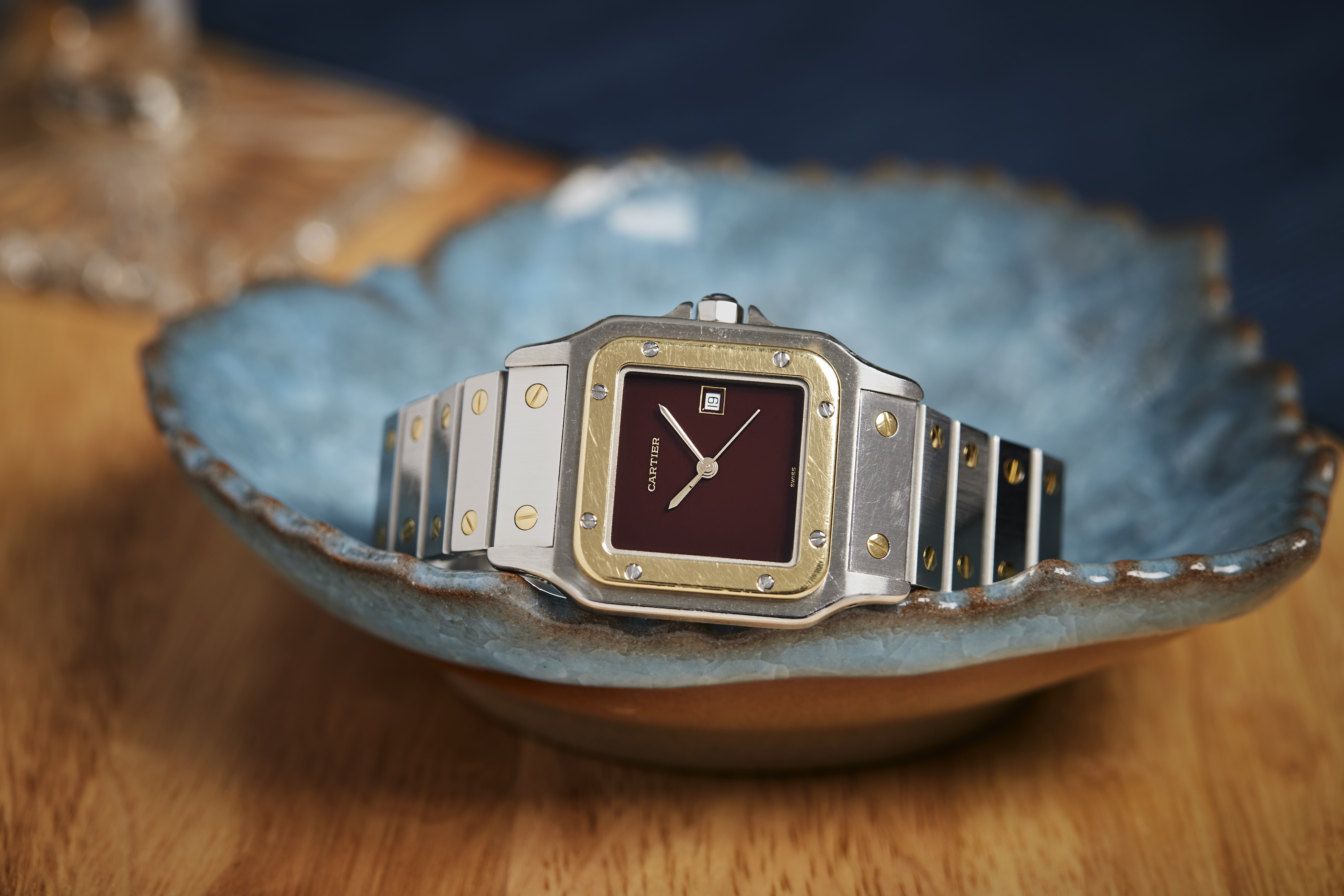 A vintage Cartier Santos