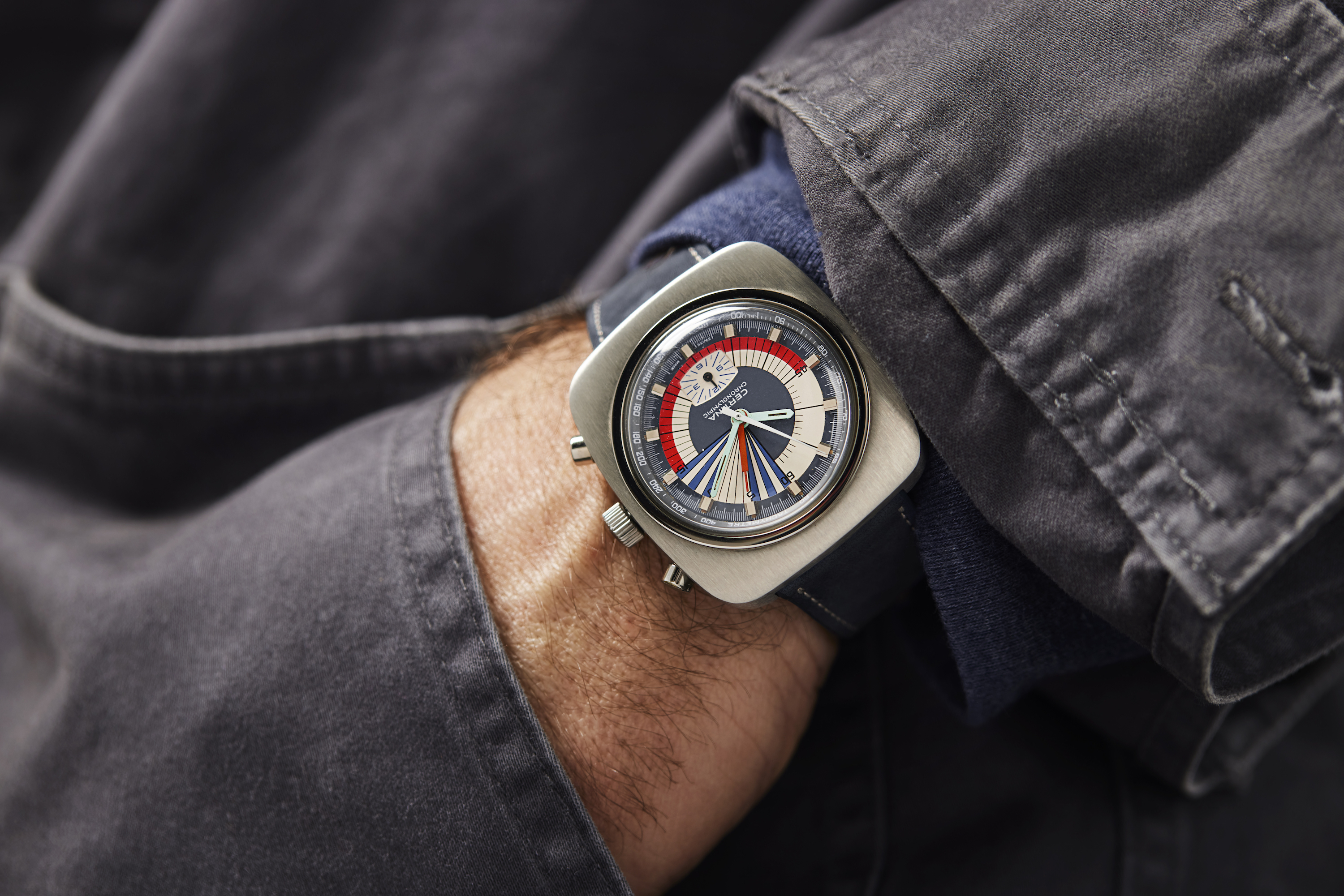 A vintage Certina on the wrist