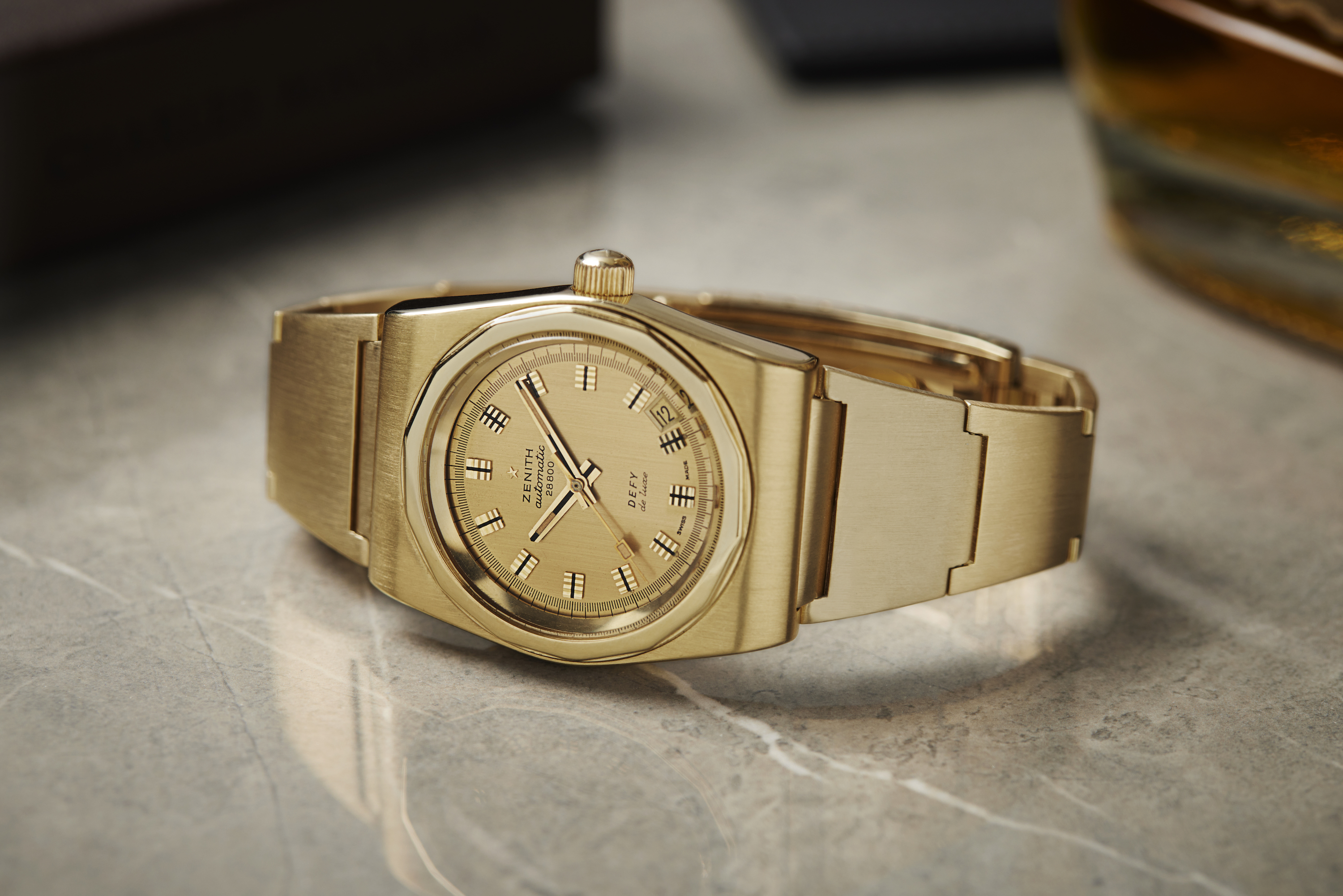 A vintage Zenith Defy De Luxe