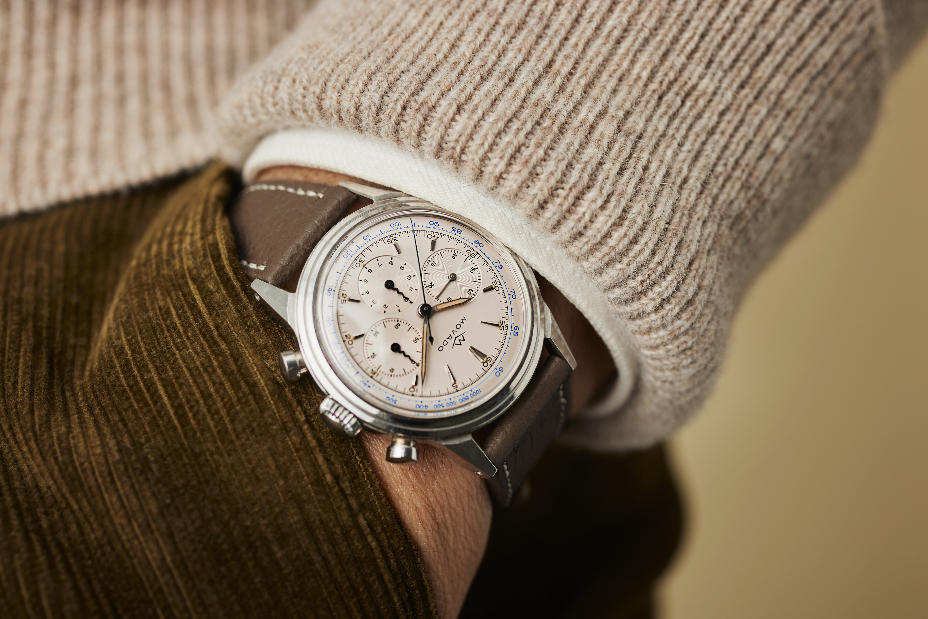 A vintage Movado M95 on the wrist