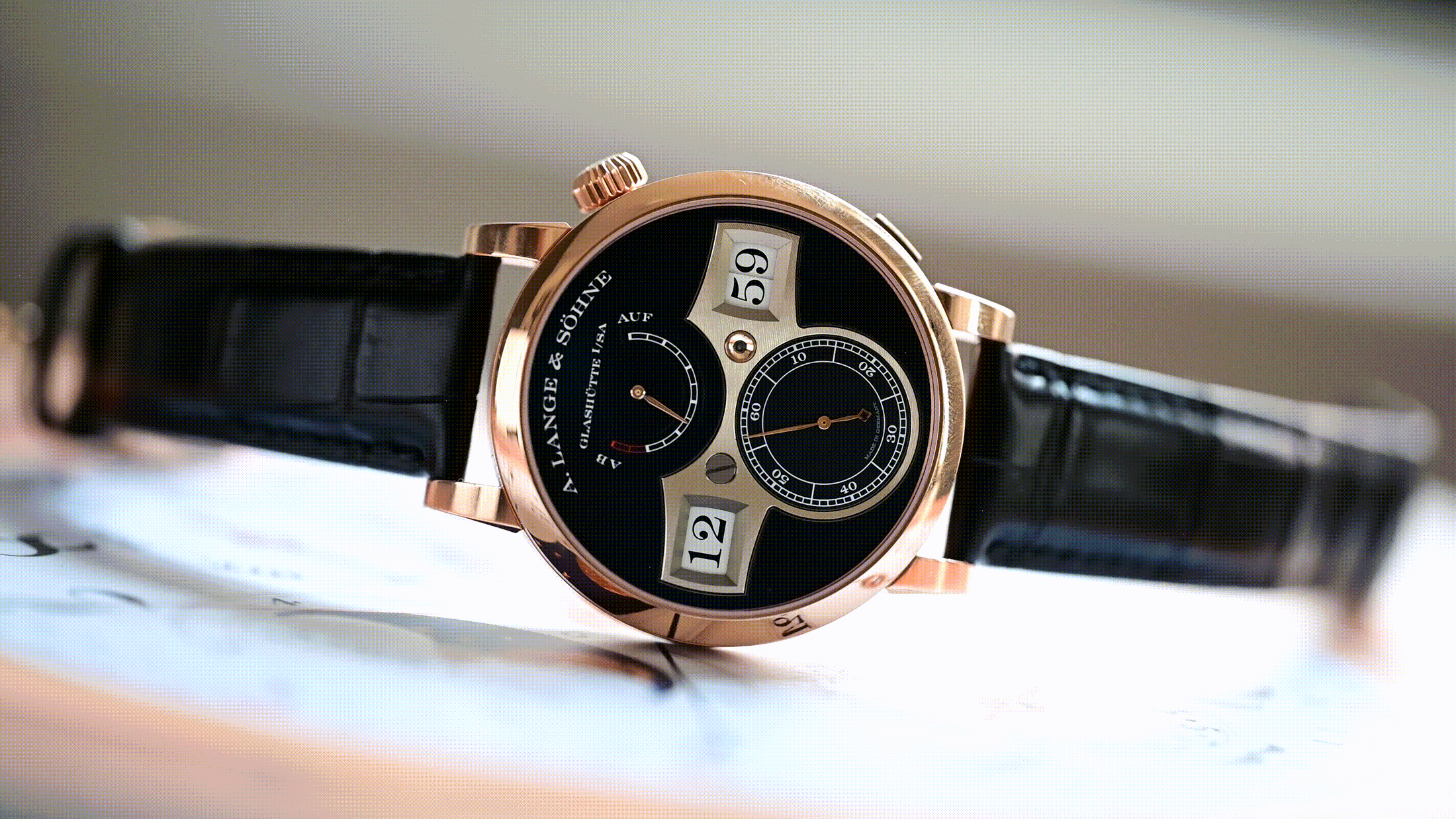 The Zeitwerk display rolling over