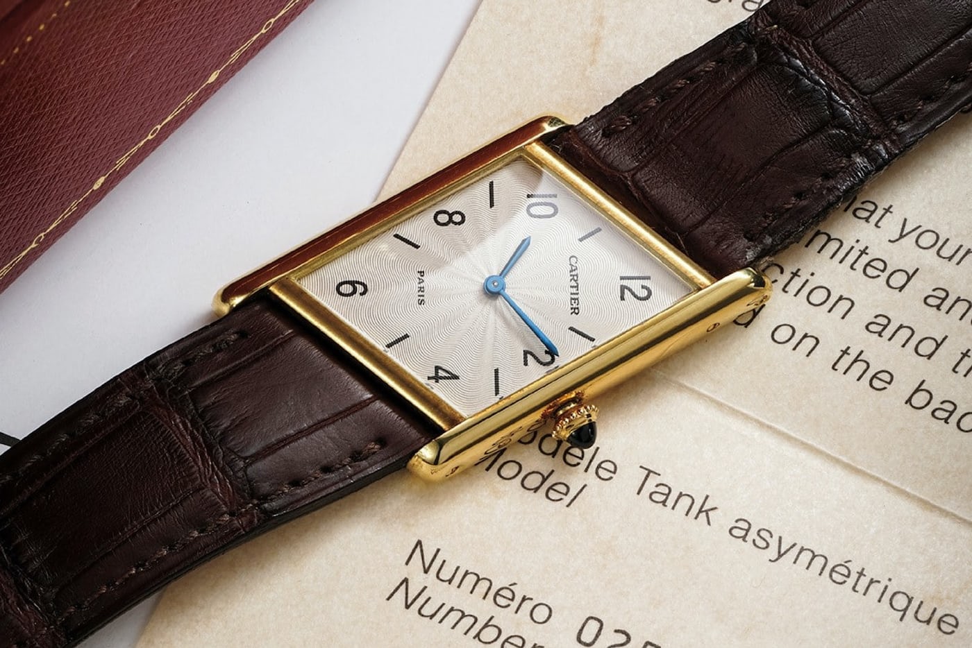 Cartier Tank Asymmetrique Yellow Gold CPCP