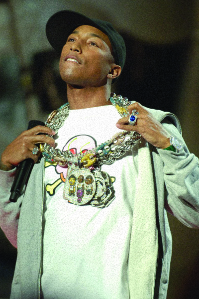 Pharrell in Five Time Zone 