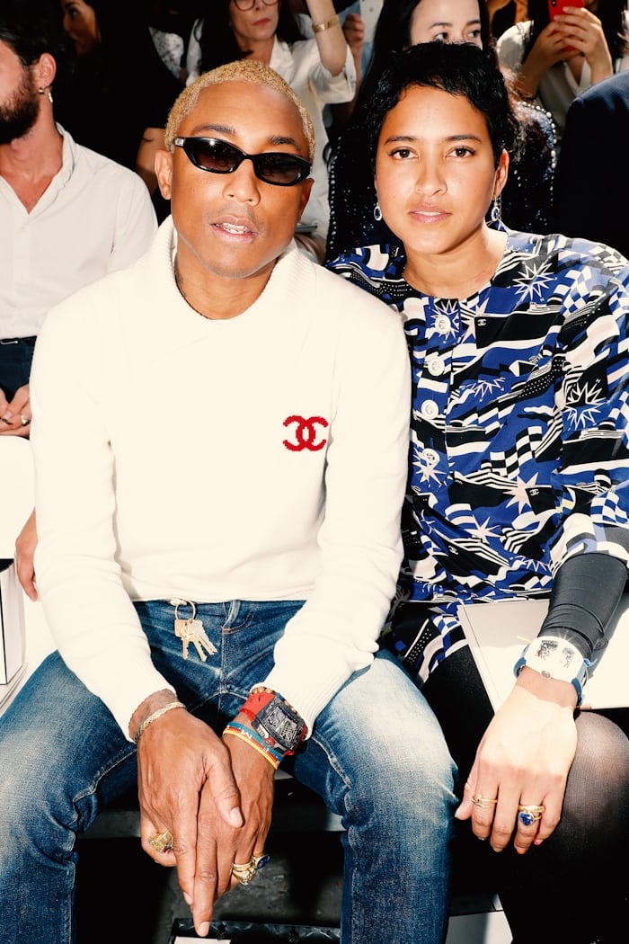 Pharrell wearing Rm 70-01