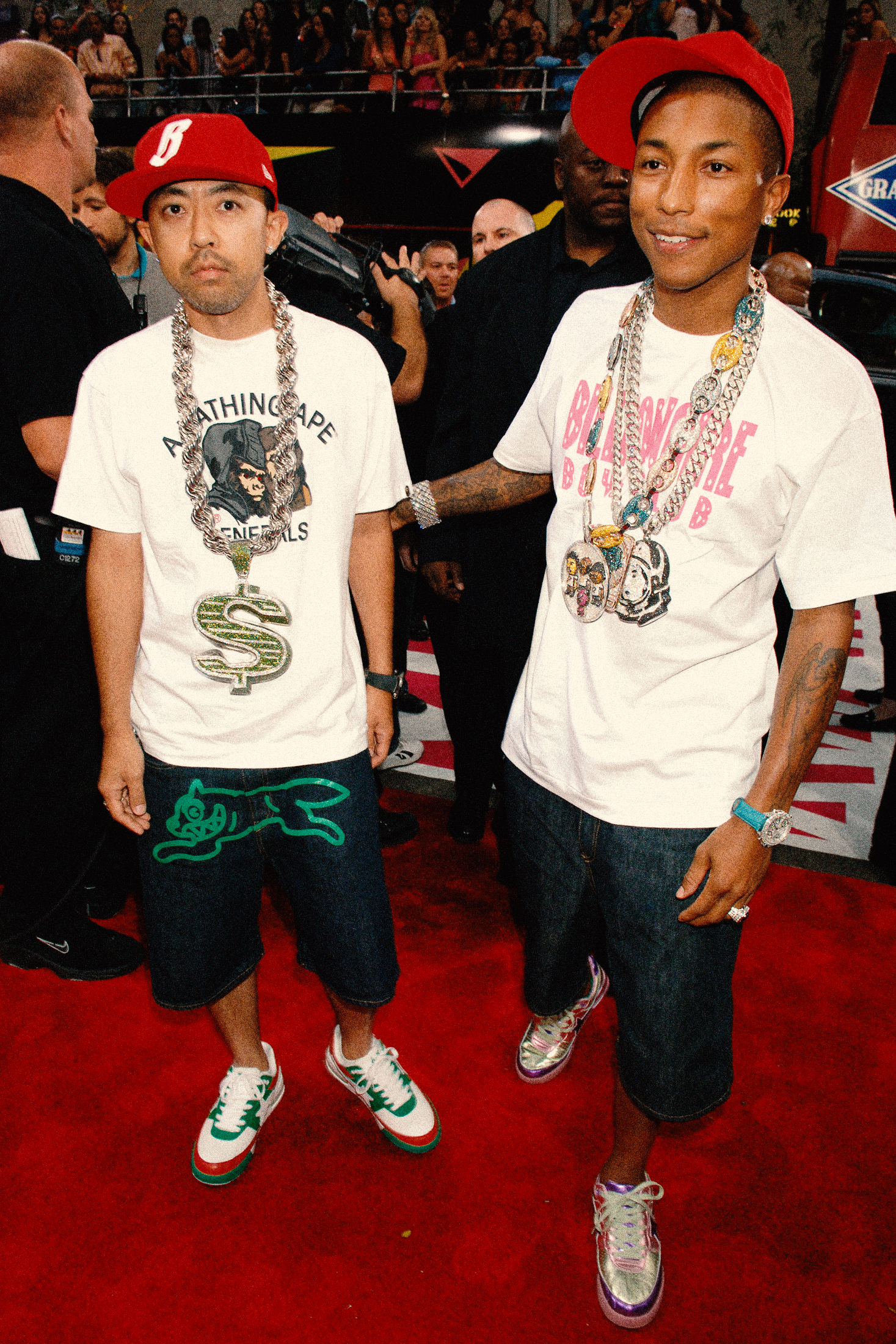 Pharrell with Nigo in a Royal Five Time Zone 