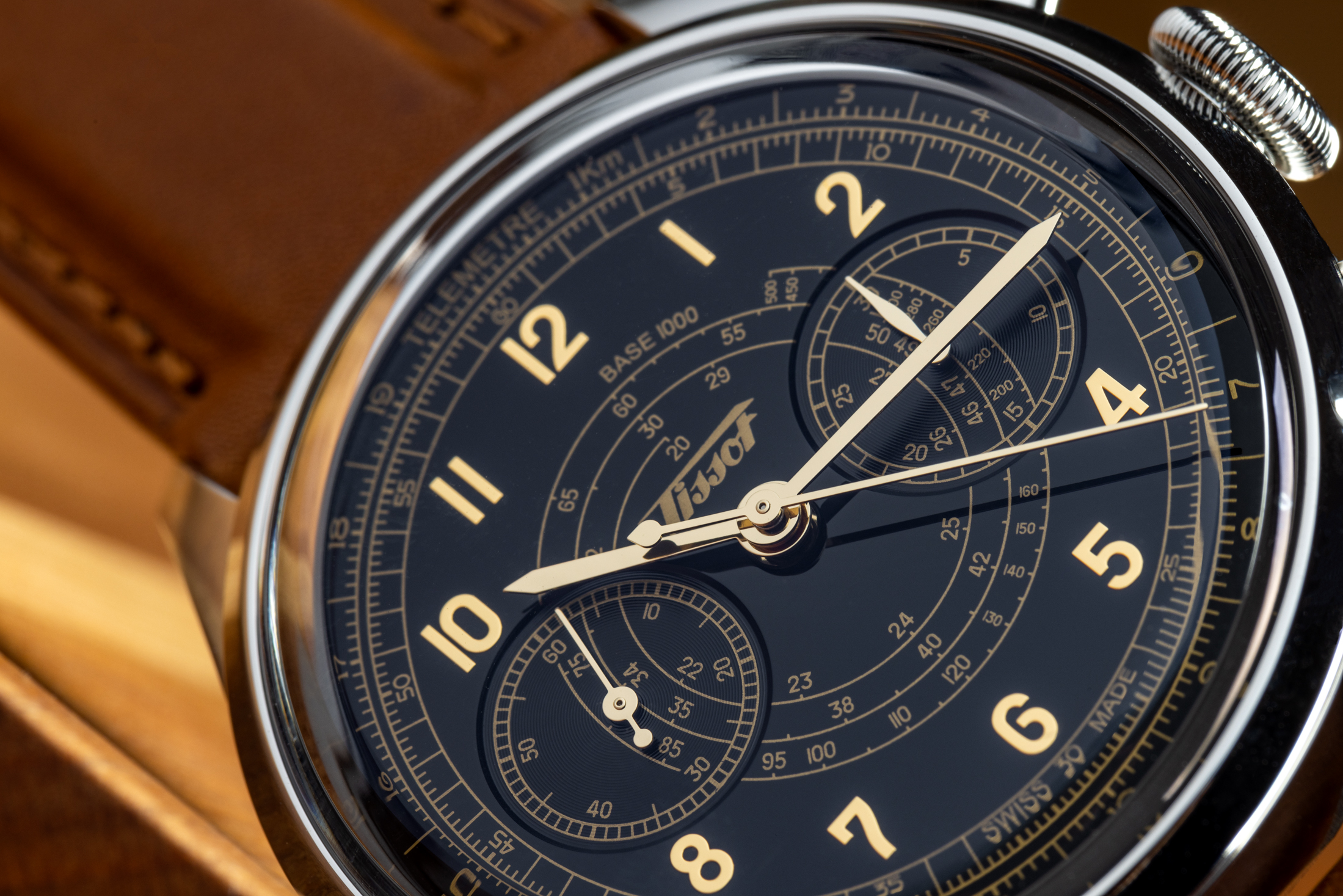 ティソのテレメーター 1938の文字盤