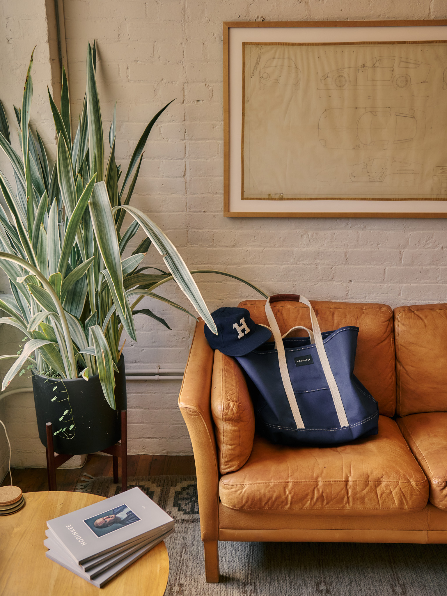 HODINKEE　6パネル ハット（ネイビーウール）　ユーティリティ トート（カーキ＆オリーブ）