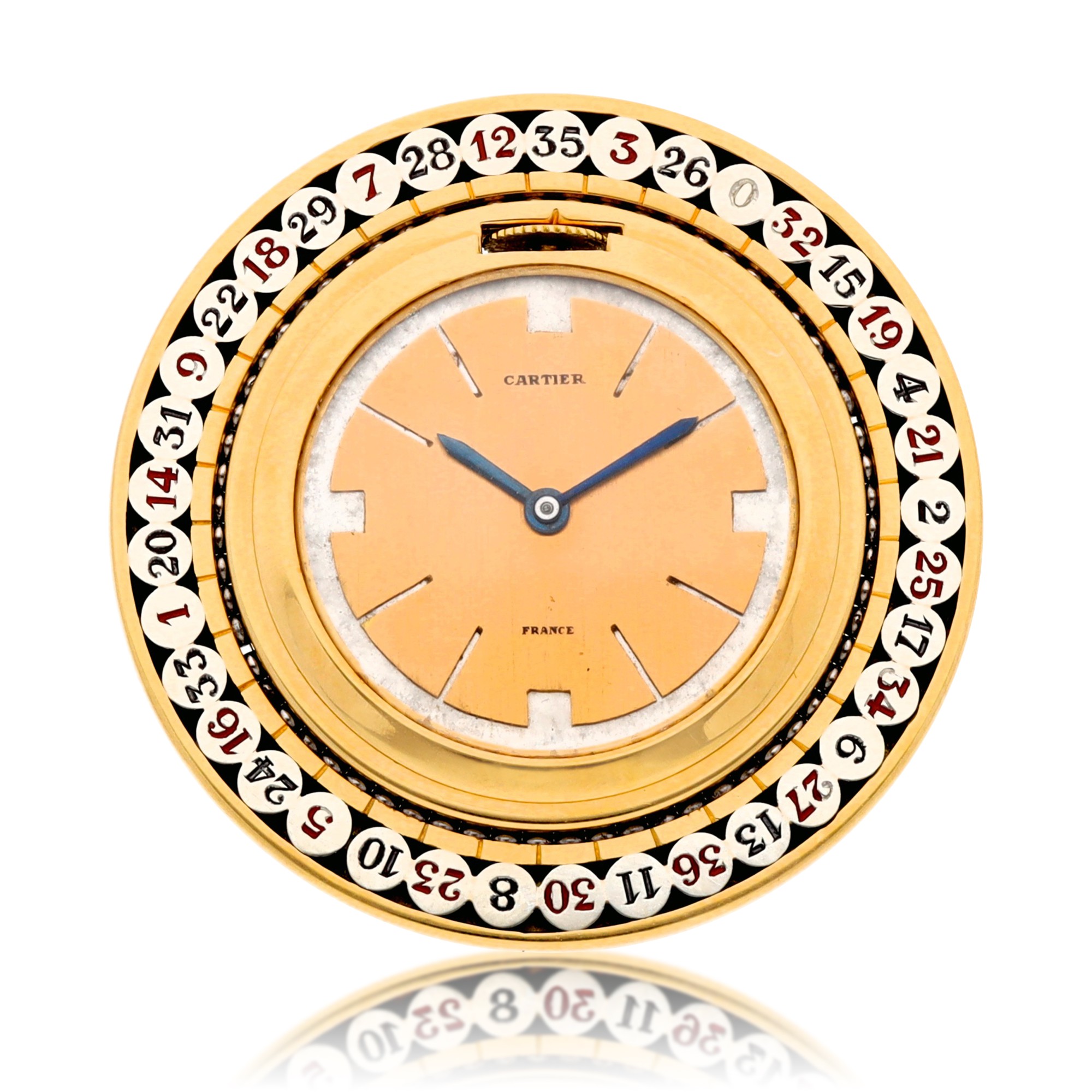 カルティエ　ルーレットホイールウォッチ