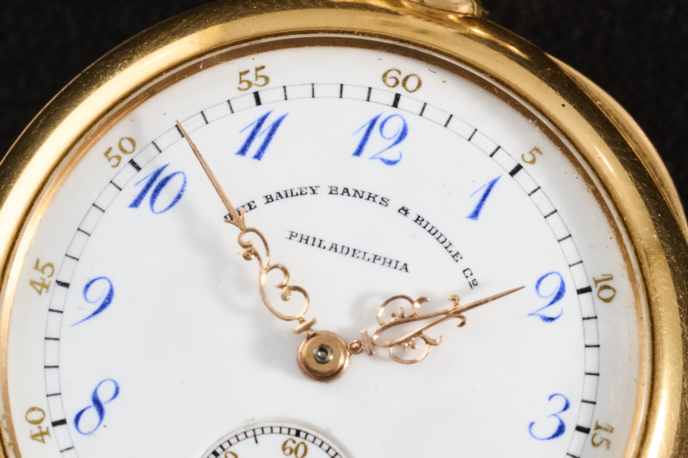 Bailey banks Biddle Patek pocket watch minute repeater