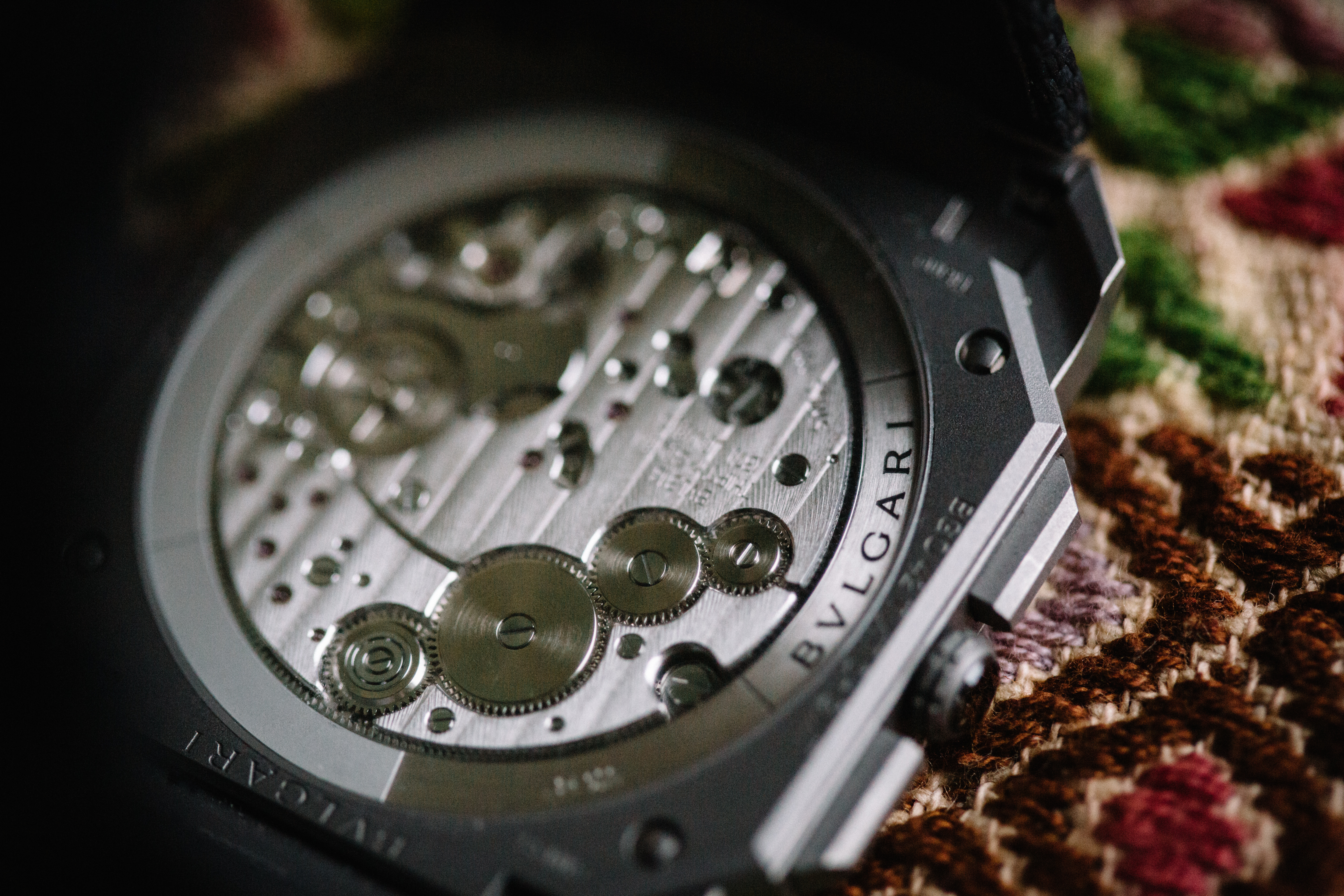 caseback of octo finissimo watch 