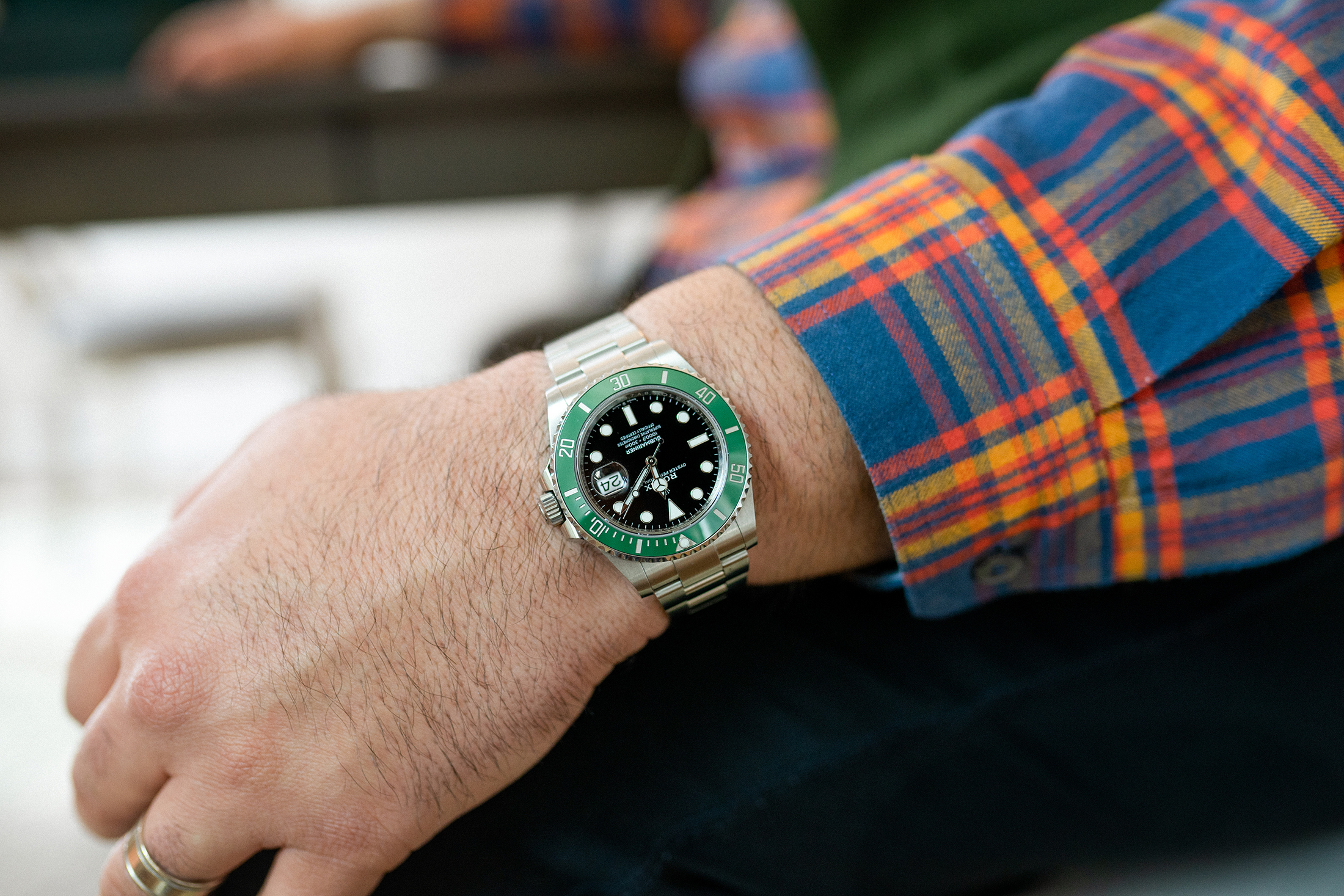 rolex submariner green bezel 
