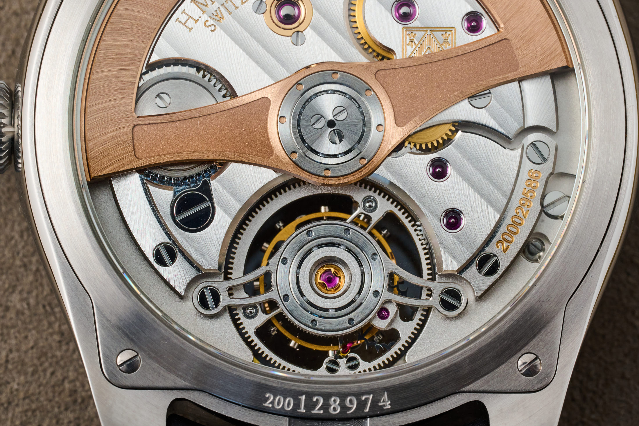 The HMC 804 automatic Manufacture calibre tourbillon movement