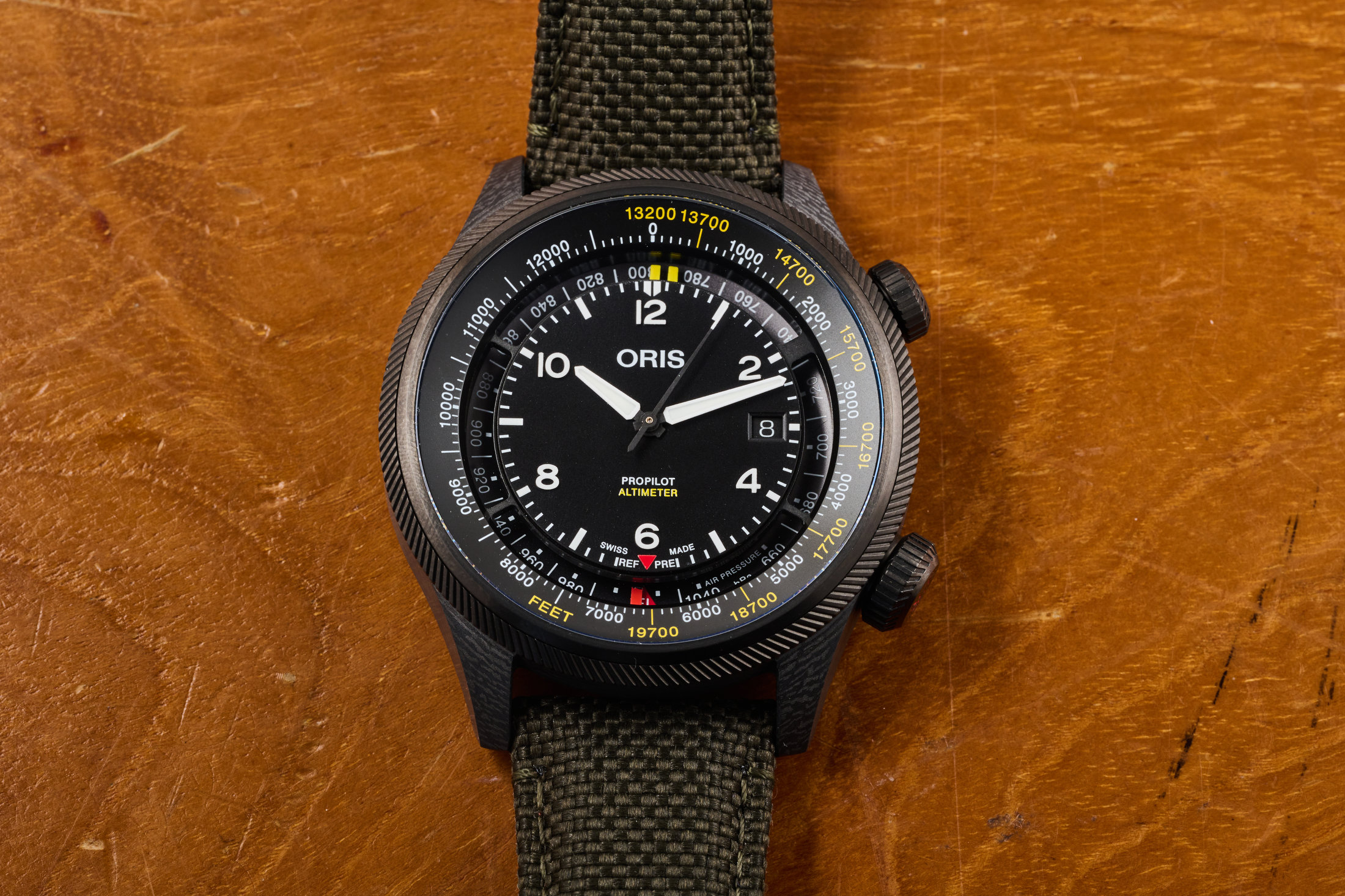 the 2023 oris propilot altimeter