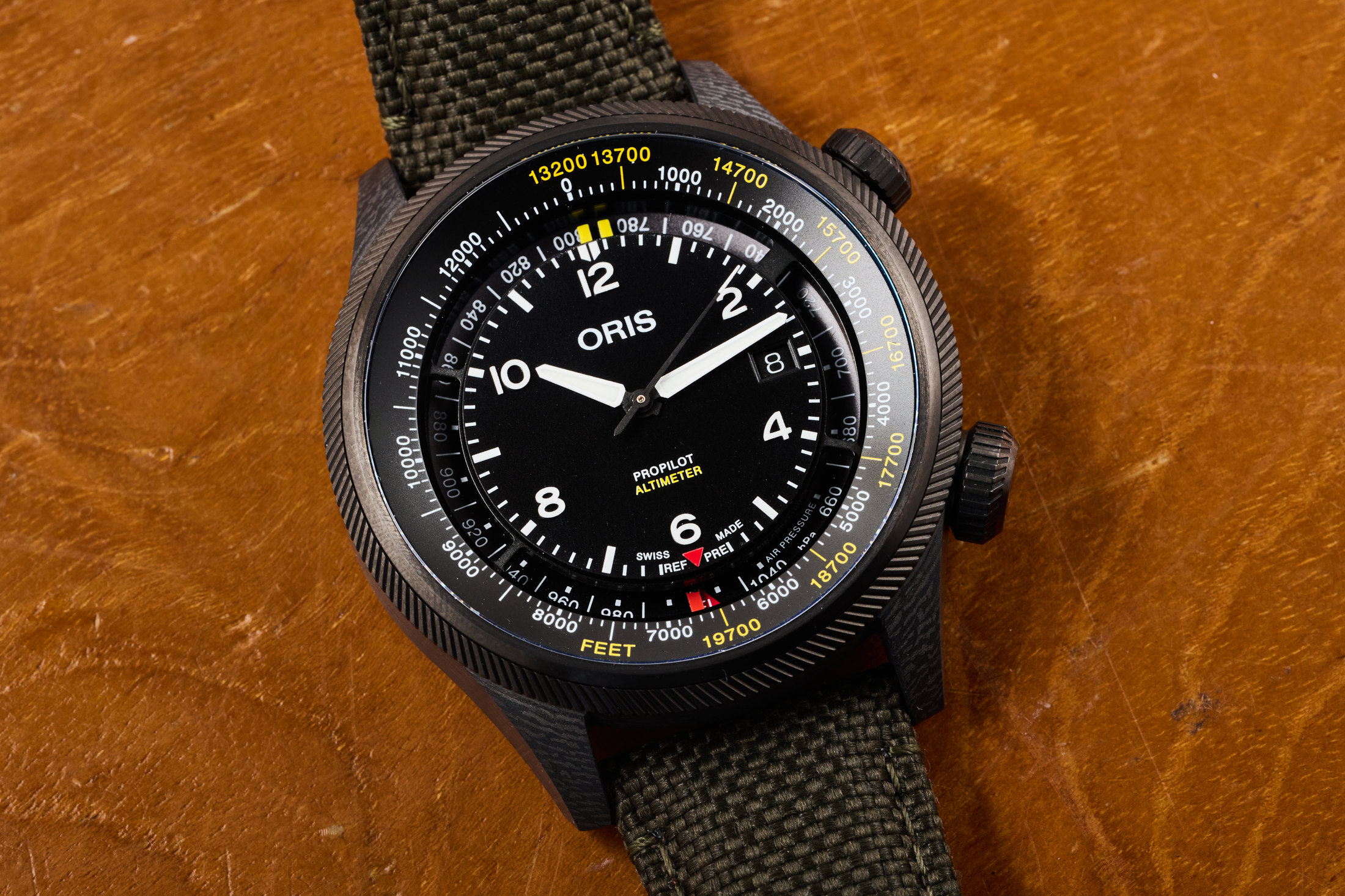 the 2023 oris propilot altimeter