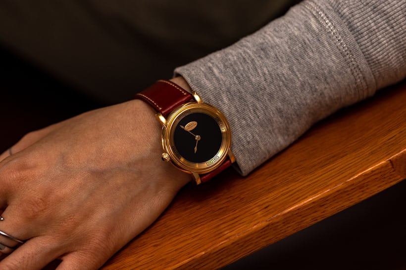 A Parmigiani Toric Classic on the wrist