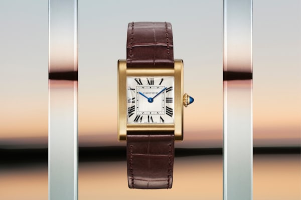 The Cartier Tank Normale watch in yellow gold