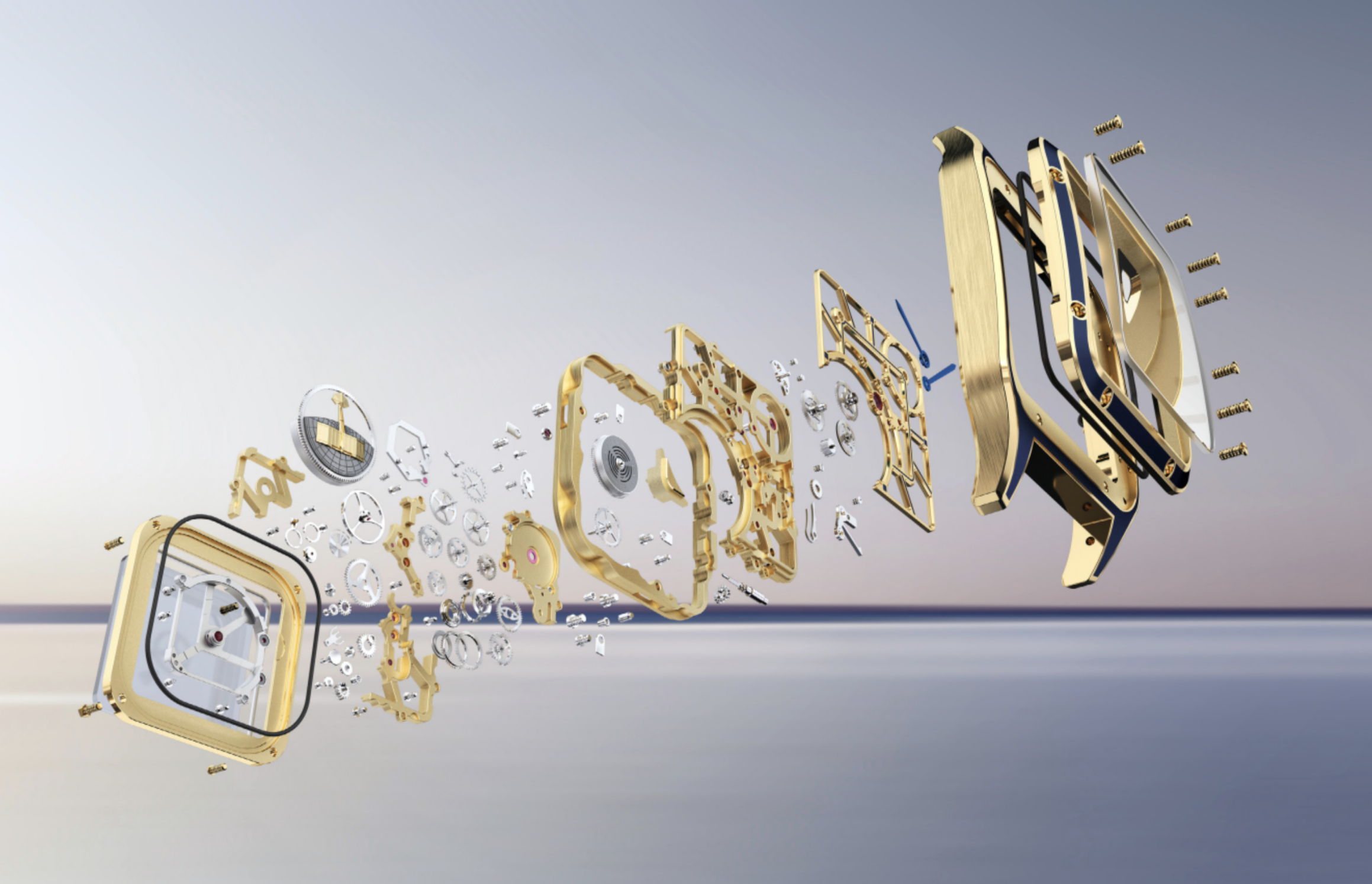 Cartier Santos-dumont skeleton