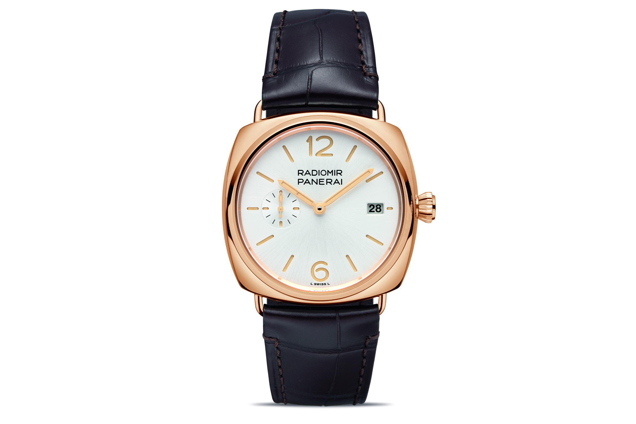 パネライ　ラジオミール クアランタ ゴールドテックの正面カット