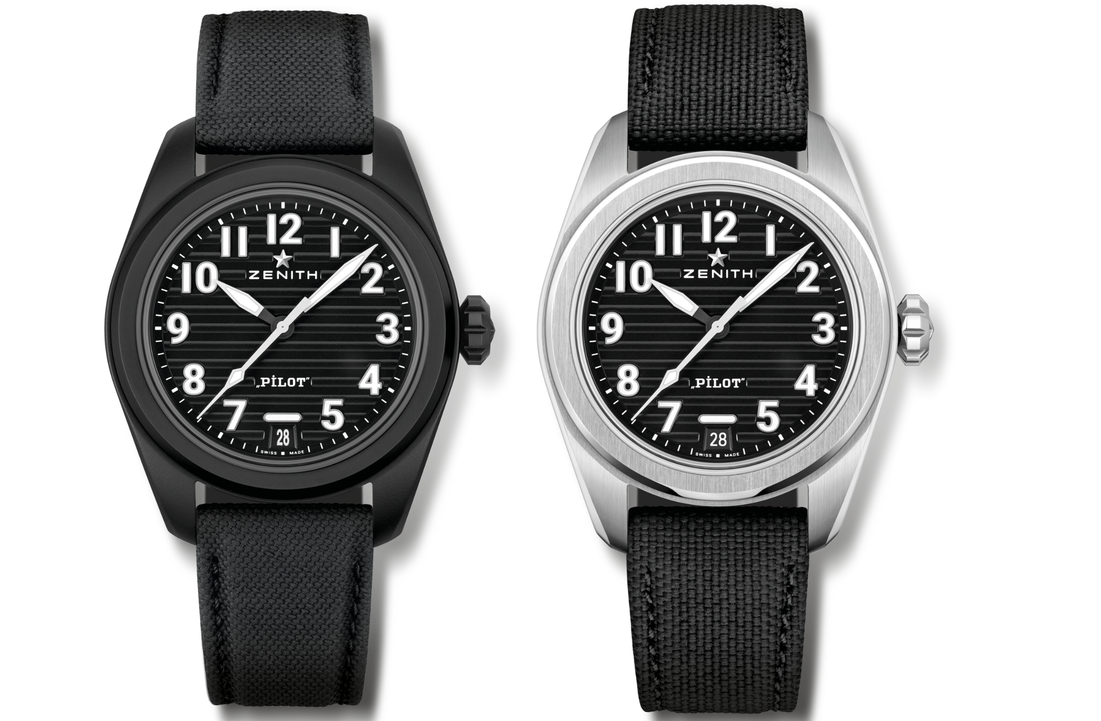 ゼニス パイロット オートマティックとパイロット ビッグデイト フライ