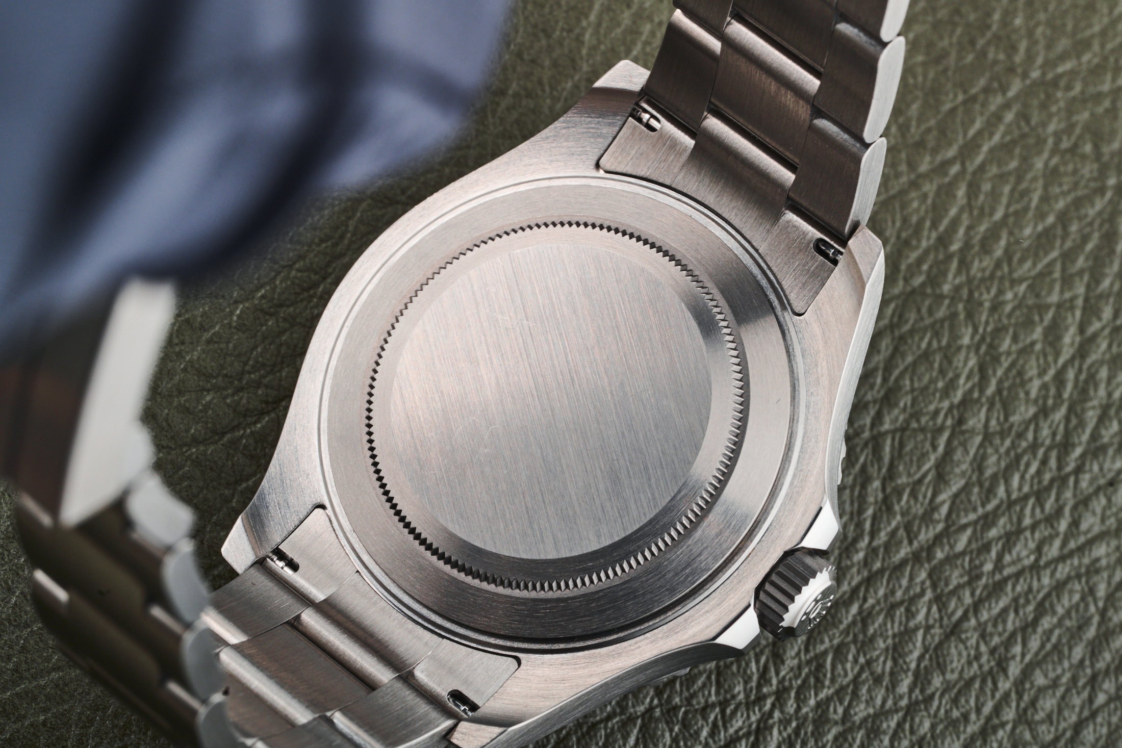 ロレックス　チタン製ヨットマスター42の裏蓋