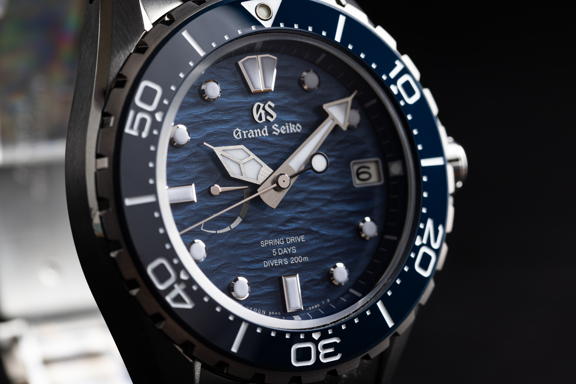 グランドセイコー　エボリューション9 コレクション スプリングドライブ 5Daysのダイヤル