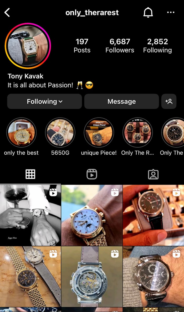 Tony Kavak's Instagram Feed