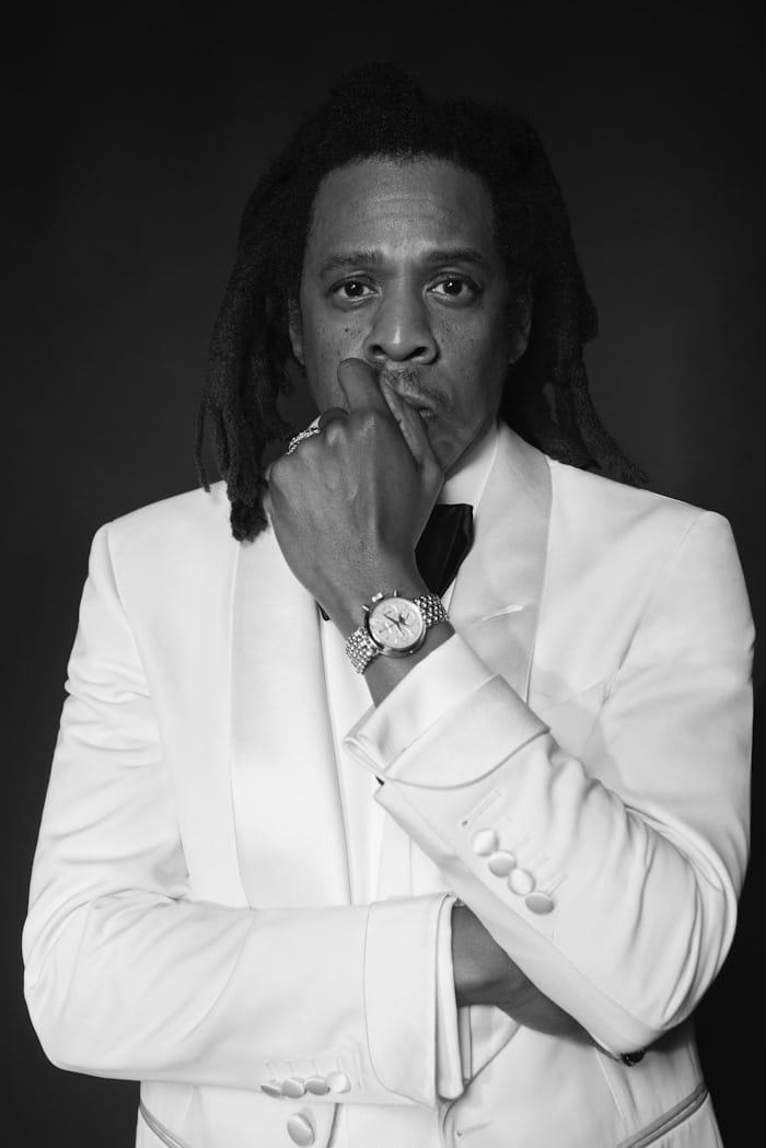 Jay-Z wearing his new watch