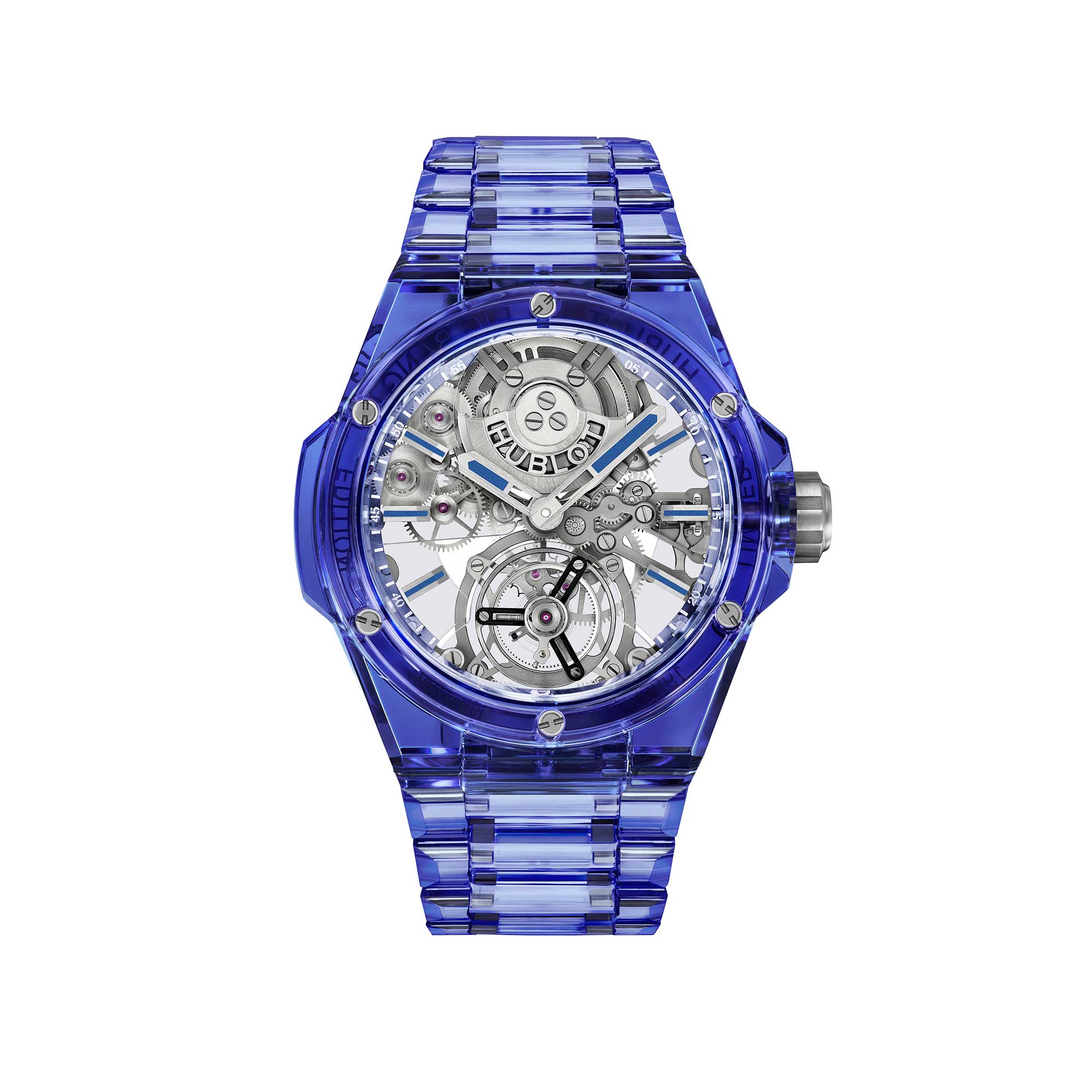 ビッグ・バン インテグレーテッド トゥールビヨン フルブルーサファイア