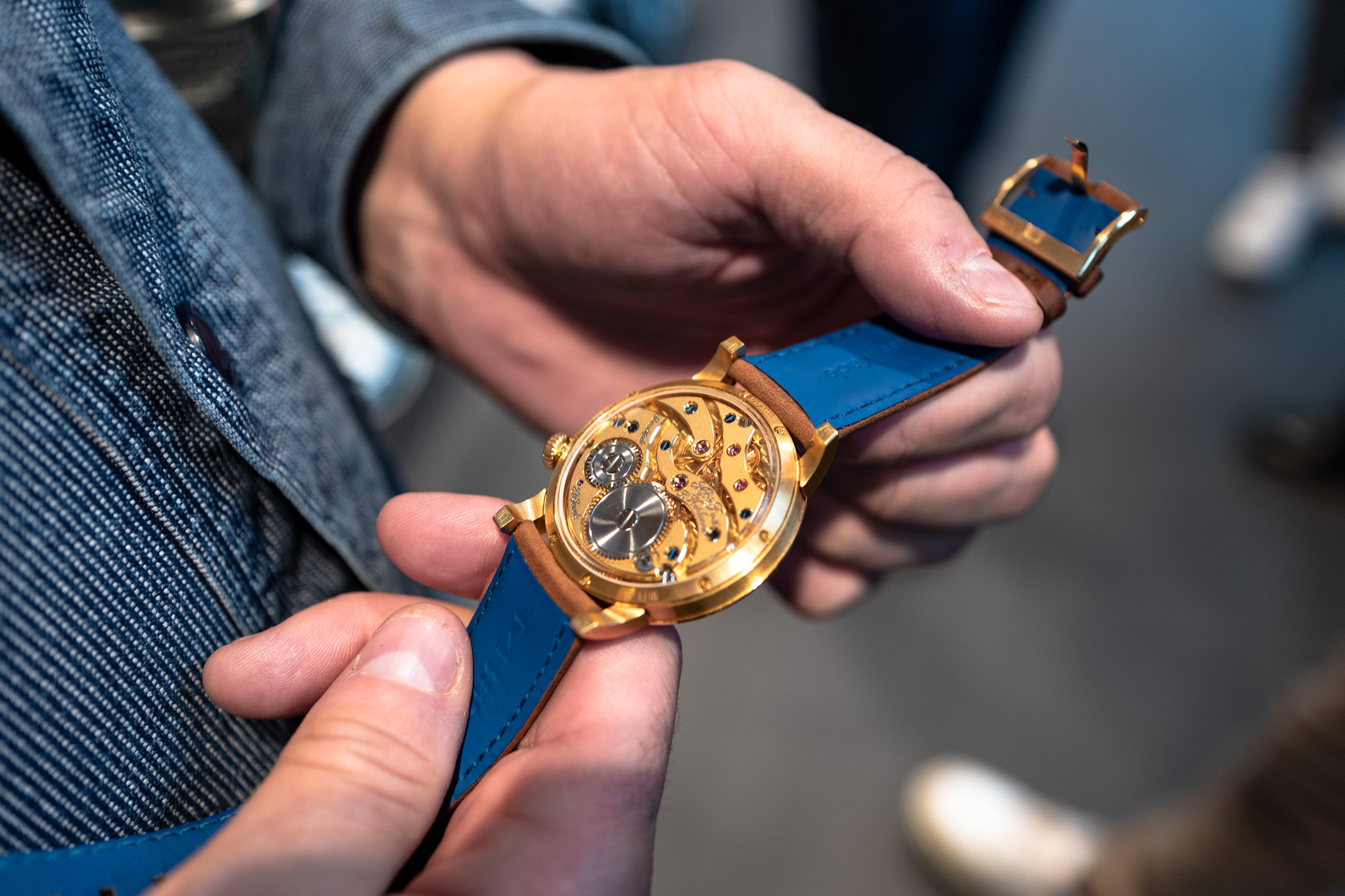 MB&F　LM101の裏蓋