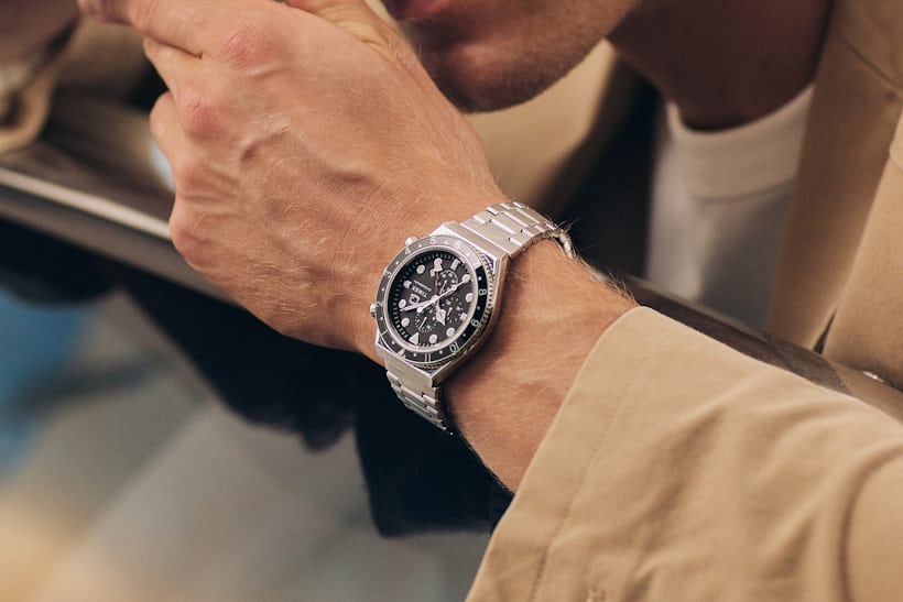 TIMEX クロノグラフ（WR50M ）腕時計 - 腕時計(アナログ)